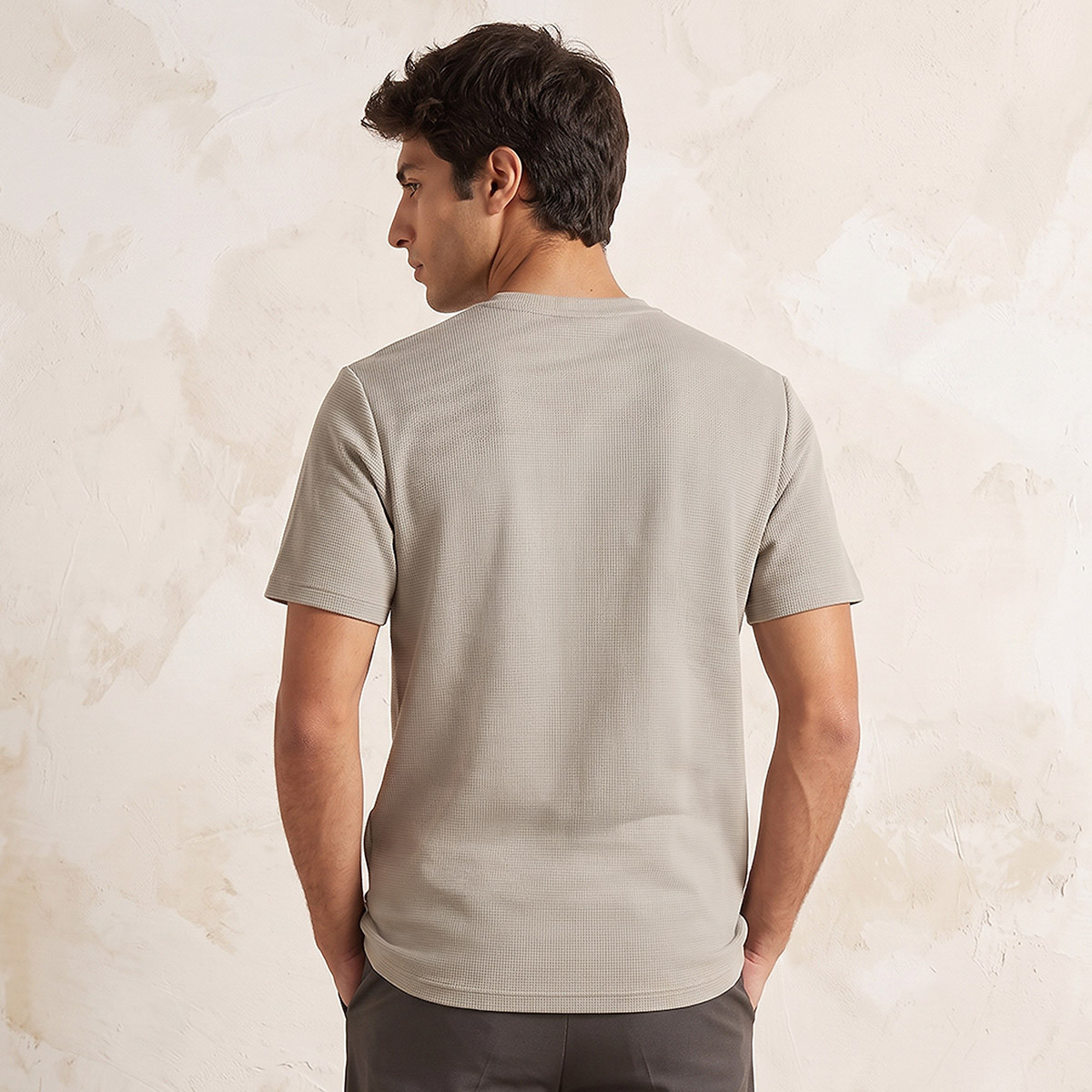 Love Pangolin Waffle Textured T-shirt-men-clothing-sportswearandactivewear-tshirtsandpolos-image-3