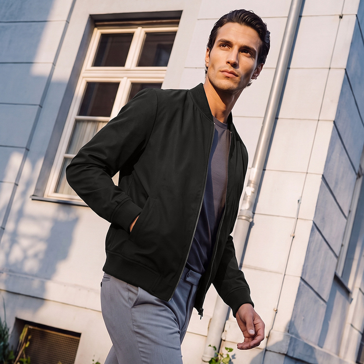 جاكيت منفوخ بجيوب من بانجولين لوف-men-clothing-jacketsandblazers-jackets-image-1