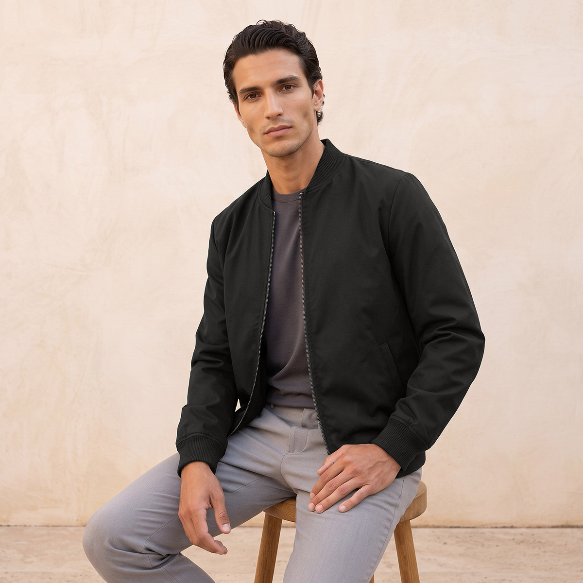 جاكيت منفوخ بجيوب من بانجولين لوف-men-clothing-jacketsandblazers-jackets-image-2