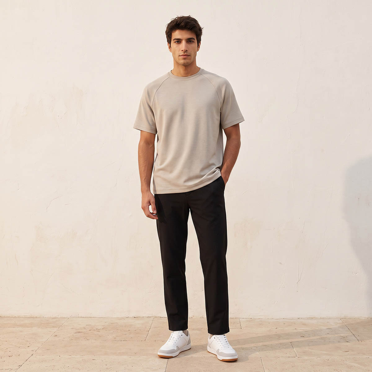 تيشيرت بأكمام مغايرة من لاف بانجولين-men-clothing-sportswearandactivewear-tshirtsandpolos-image-2