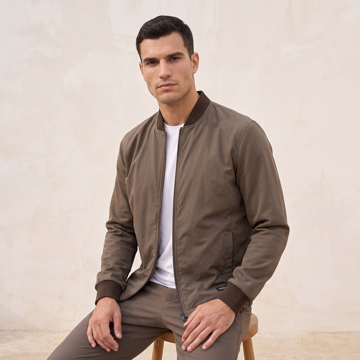 Love Pangolin Bomber Jacket with Pockets-men-clothing-jacketsandblazers-jackets-image-1