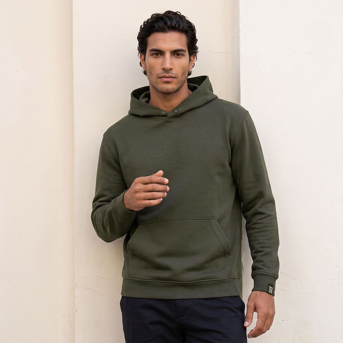 Love Pangolin Relaxed Fit Hoodie-men-winterwear-hoodiesandsweatshirts-image-1