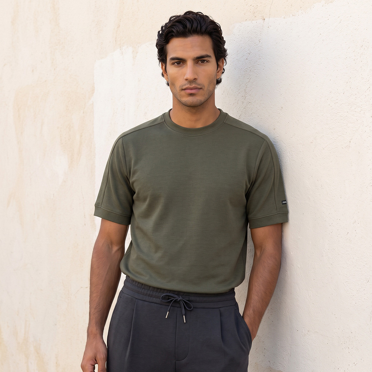 Love Pangolin 2 Way Stretch T-shirt-men-clothing-sportswearandactivewear-tshirtsandpolos-image-1