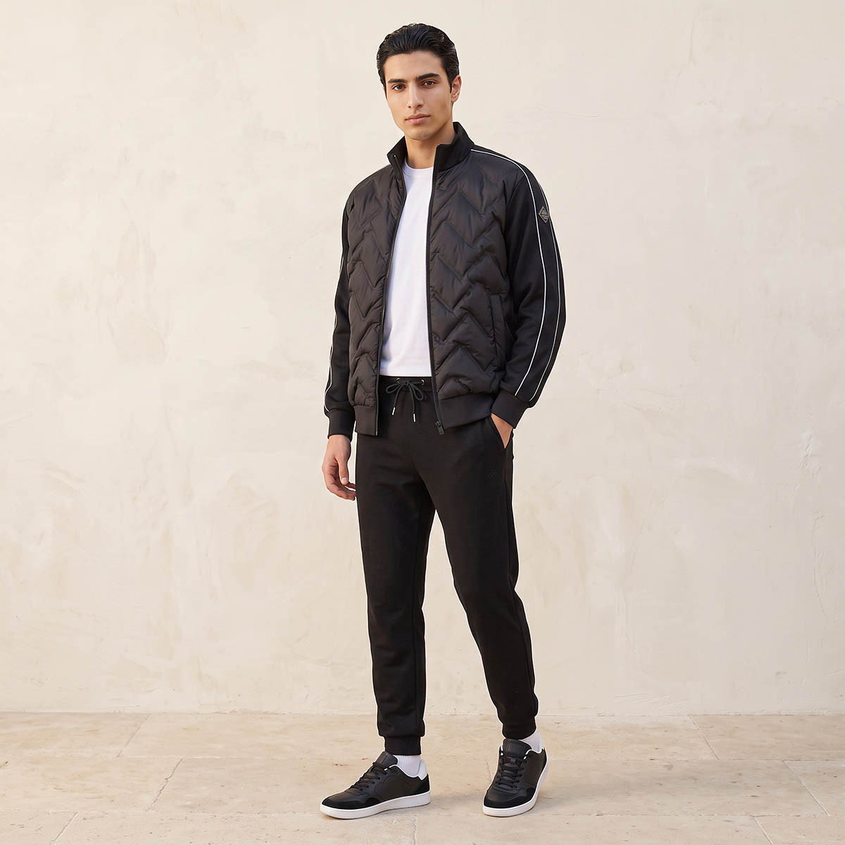 Kappa Quilted Jacket with High Neck-men-clothing-jacketsandblazers-jackets-image-2