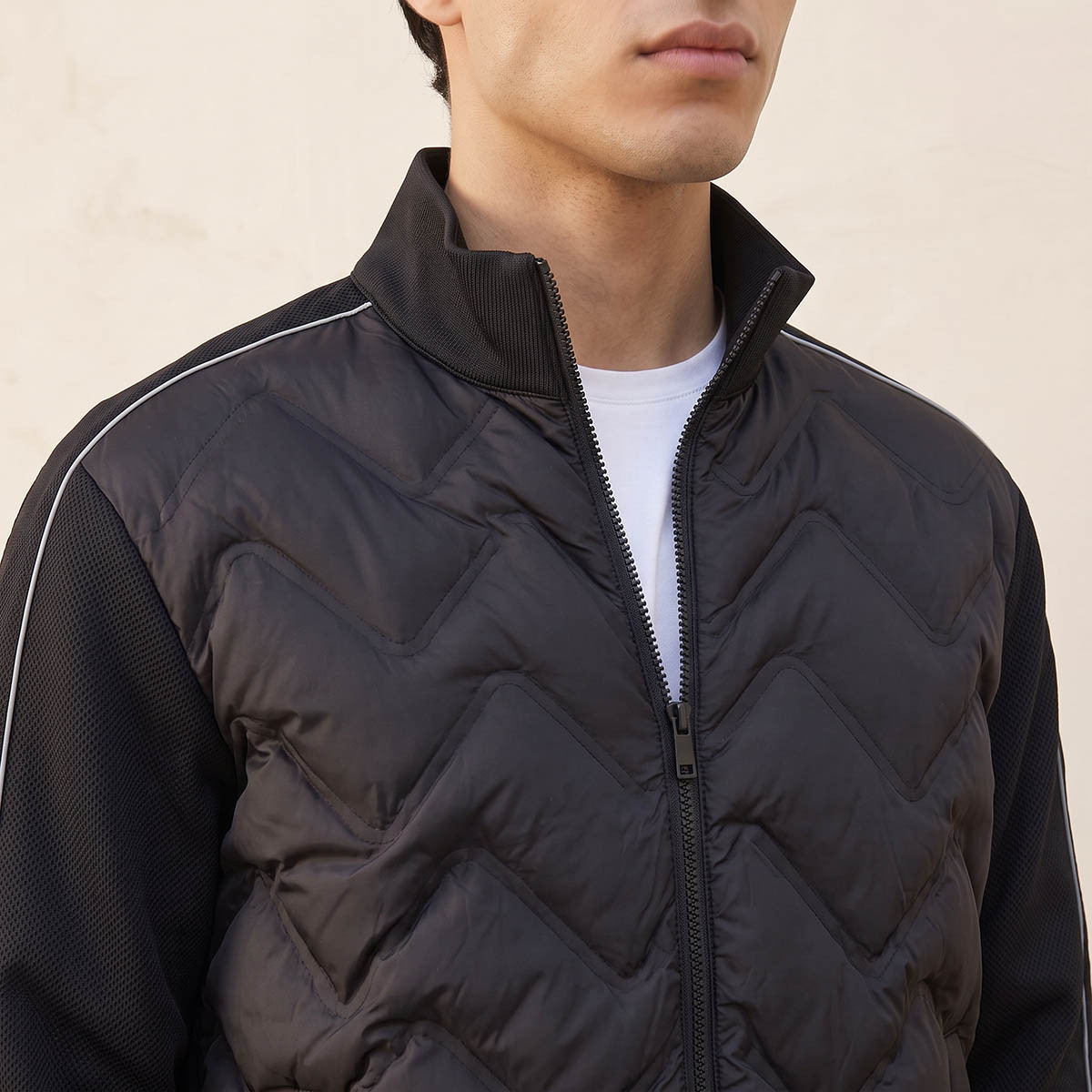 Kappa Quilted Jacket with High Neck-men-clothing-jacketsandblazers-jackets-image-4