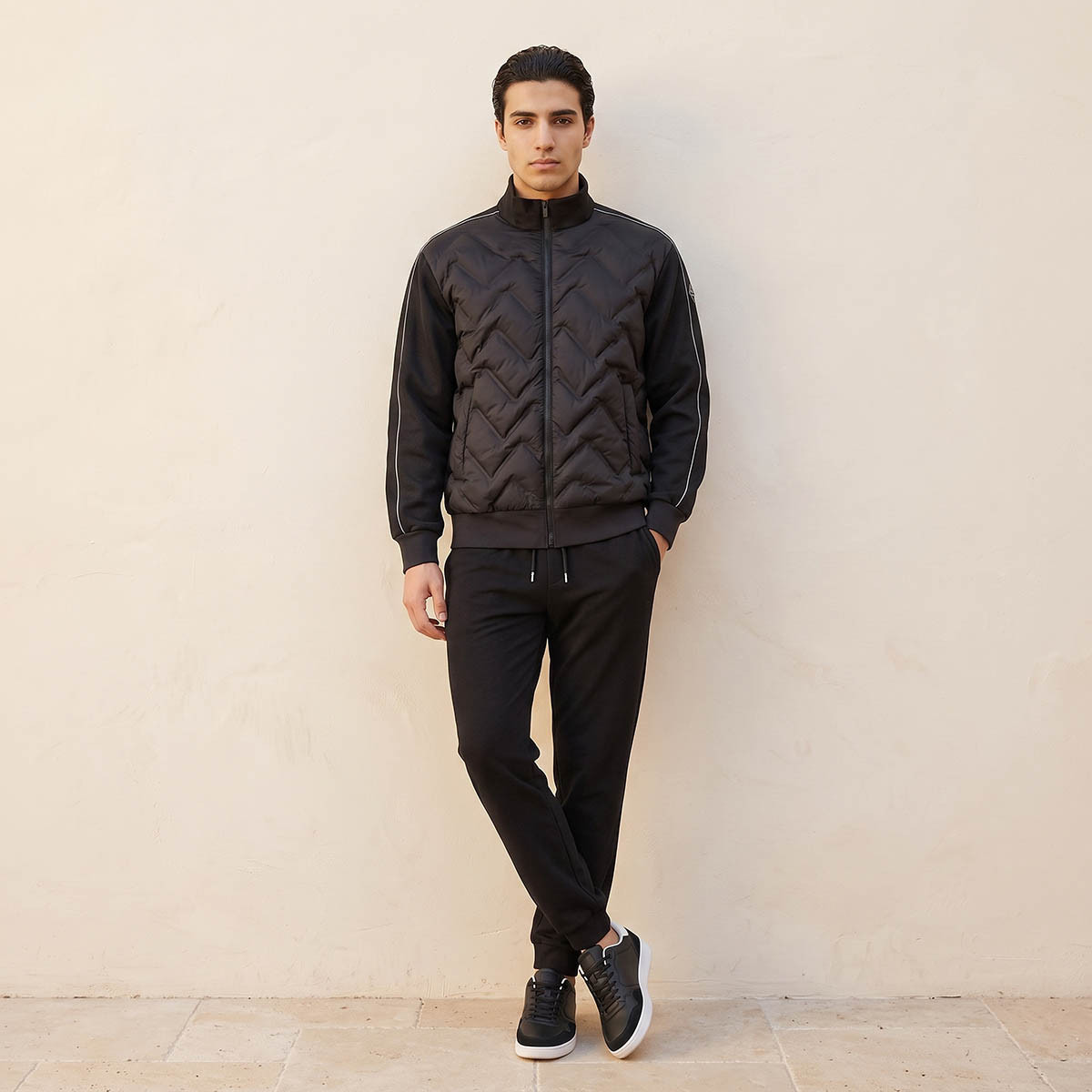 Kappa Quilted Jacket with High Neck-men-clothing-jacketsandblazers-jackets-image-6