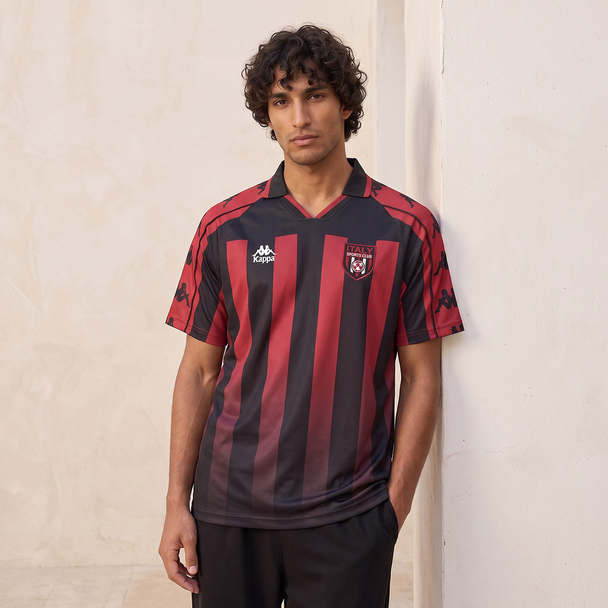 تيشيرت بولو رياضي ناعم الملمس من كابا-men-clothing-sportswearandactivewear-tshirtsandpolos-image-1