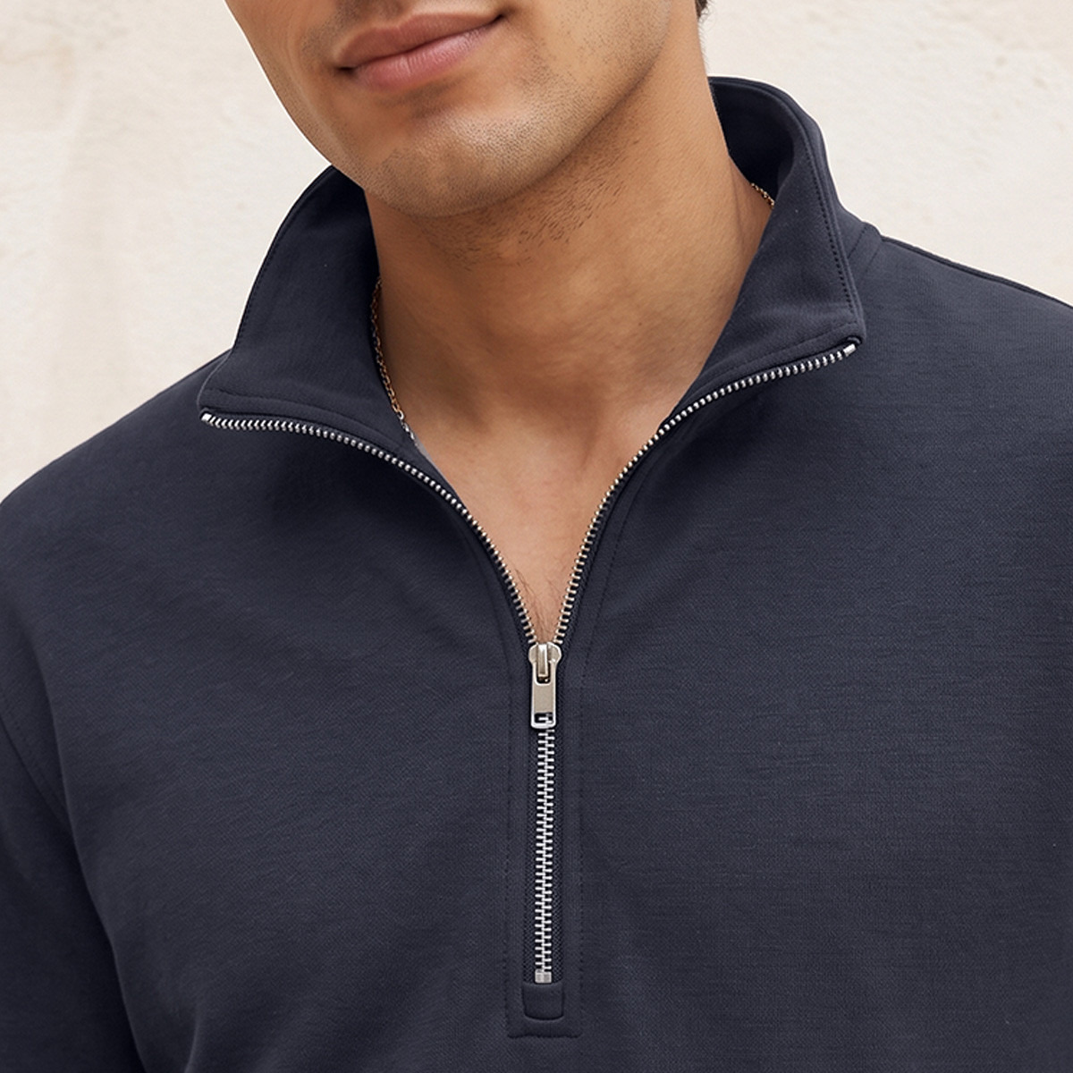 Love Pangolin 2 Way Stretch Zip Placket Sweatshirt-men-winterwear-hoodiesandsweatshirts-image-4