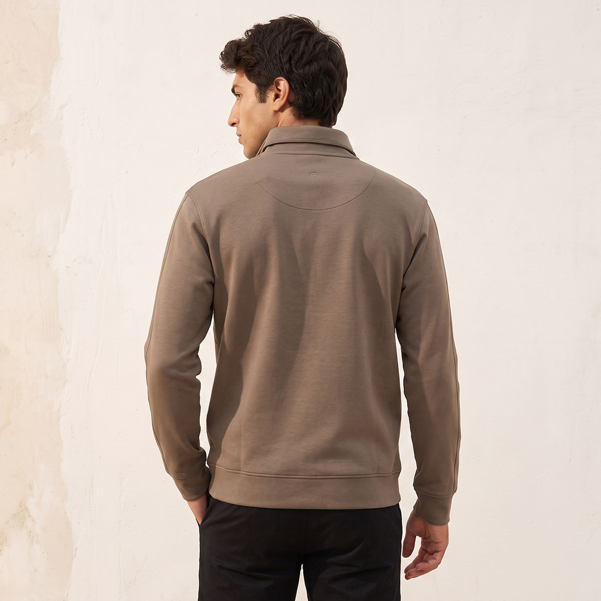 Love Pangolin 2 Way Stretch Zip Placket Sweatshirt-men-winterwear-hoodiesandsweatshirts-image-3