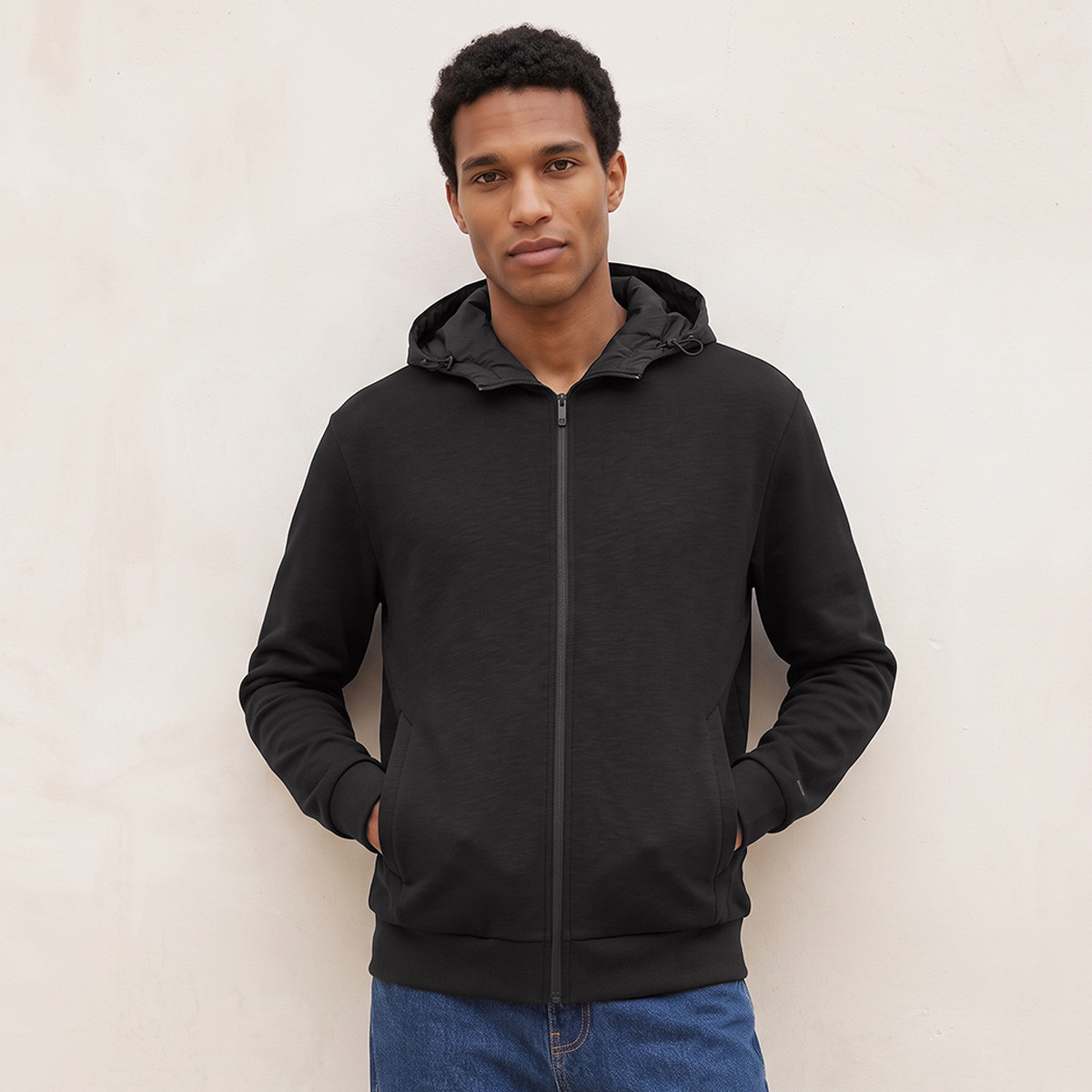 هودي بسحاب كامل ومرونة ثنائية الاتجاه من لاف بانجولين-men-winterwear-hoodiesandsweatshirts-image-1