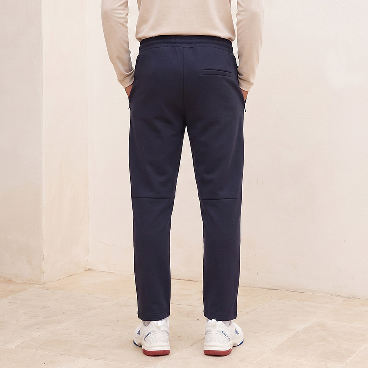 Straight Fit Track Pants with Elasticated Drawstring Waist-men-clothing-sportswearandactivewear-bottoms-joggers-image-3