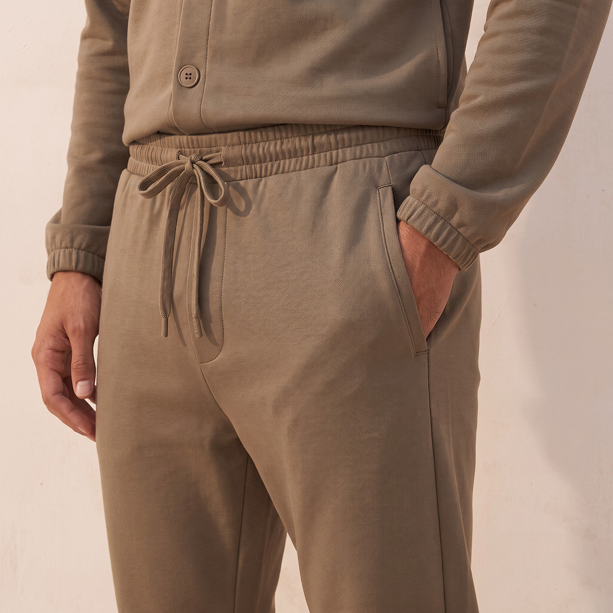 Straight Fit Track Pants with Elasticated Drawstring Waist-men-clothing-sportswearandactivewear-bottoms-joggers-image-4