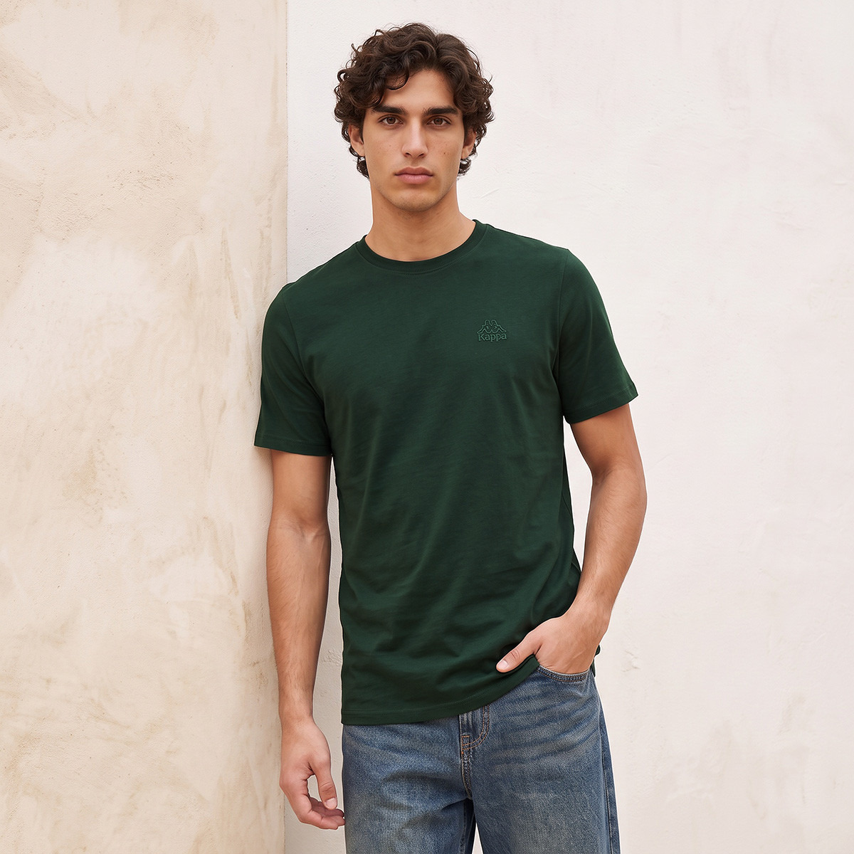 تيشيرت قابل للتمدد في اتجاهين من كابا-men-clothing-sportswearandactivewear-tshirtsandpolos-image-1