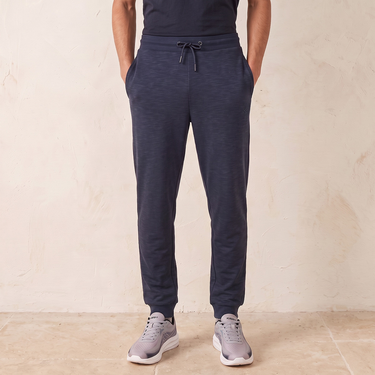 Kappa Regular Fit Drawstring Waist Joggers-men-clothing-sportswearandactivewear-bottoms-joggers-image-1