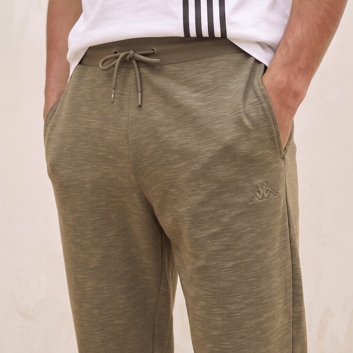 Kappa Regular Fit Drawstring Waist Joggers-men-clothing-sportswearandactivewear-bottoms-joggers-image-4