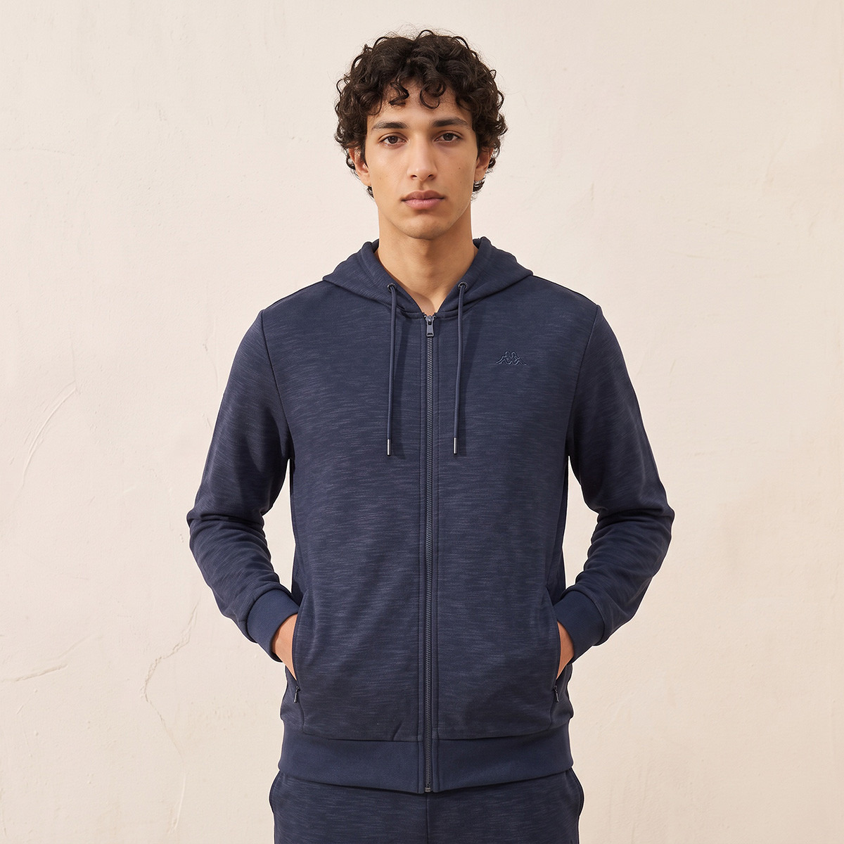 Kappa Zip Through Hoodie with Pocket-men-winterwear-hoodiesandsweatshirts-image-2