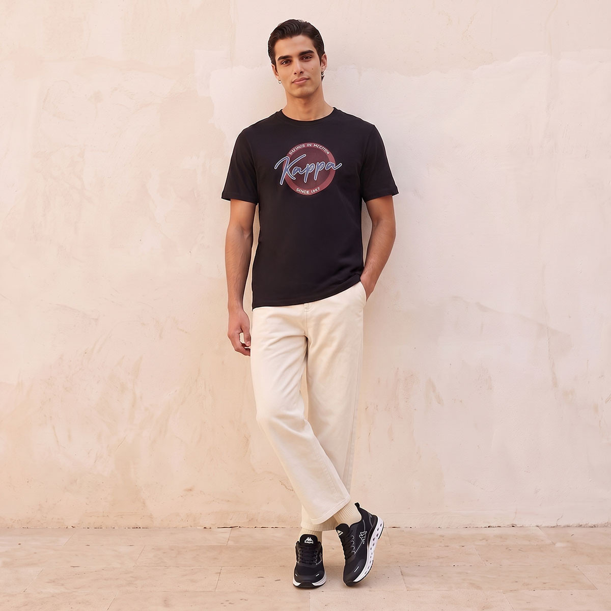Kappa Logo Print T-shirt-men-clothing-sportswearandactivewear-tshirtsandpolos-image-2