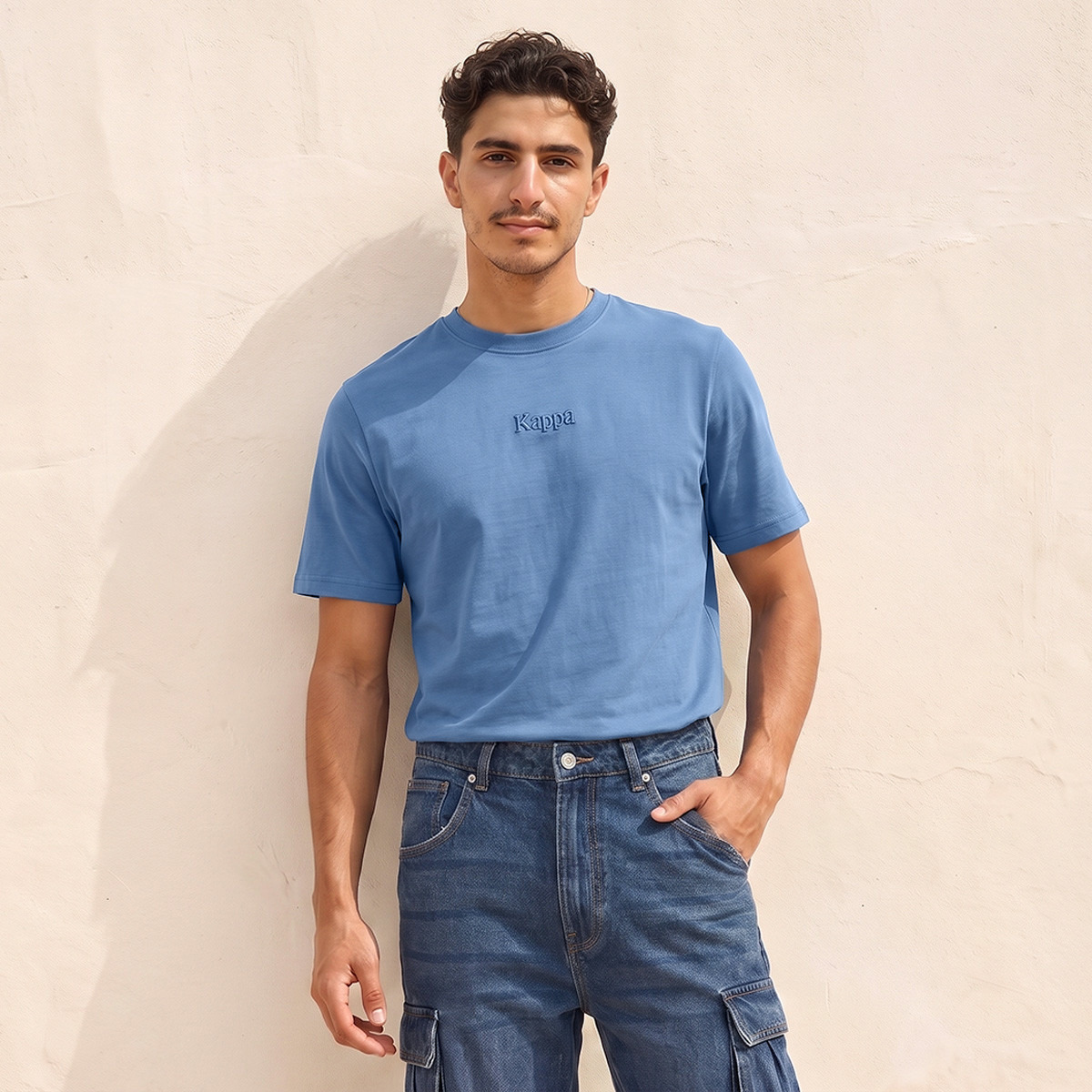 Kappa Cotton Crew Neck T-shirt-men-clothing-tshirtsandpolos-tshirts-image-3