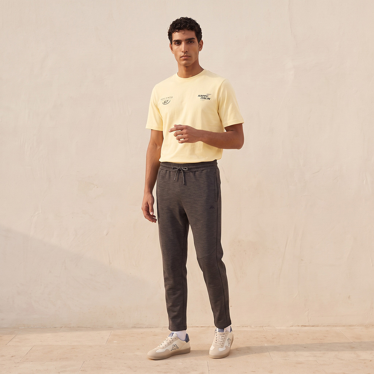 Kappa Logo Print Cotton T-shirt-men-clothing-sportswearandactivewear-tshirtsandpolos-image-5