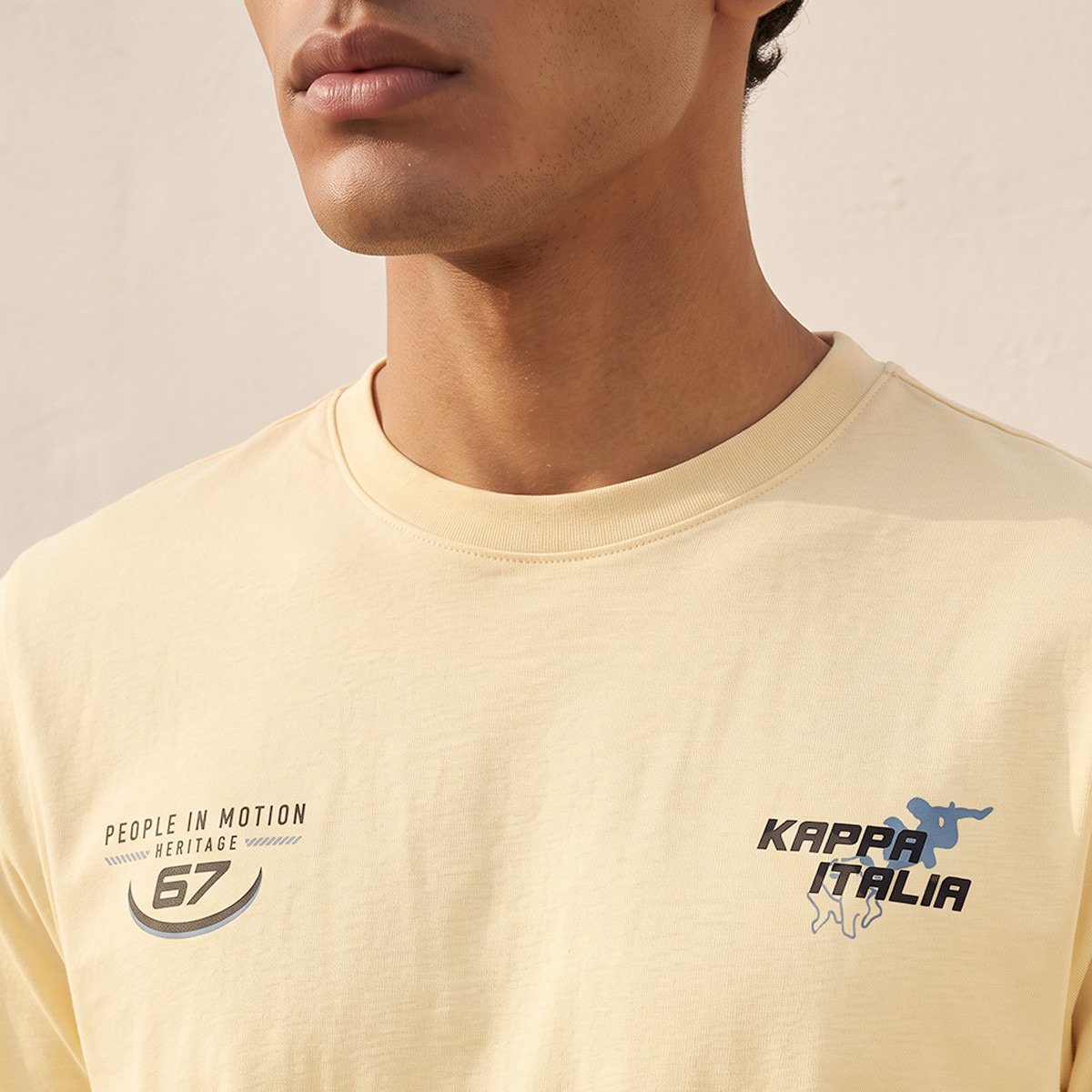 Kappa Logo Print Cotton T-shirt-men-clothing-sportswearandactivewear-tshirtsandpolos-image-6
