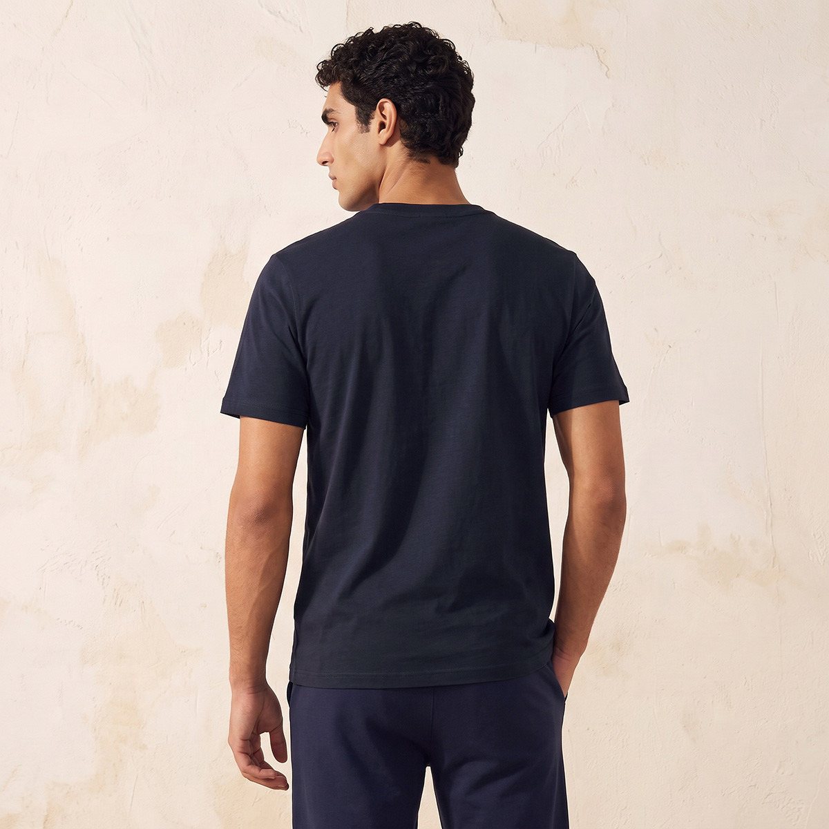 Kappa Logo Print Cotton T-shirt-men-clothing-sportswearandactivewear-tshirtsandpolos-image-3