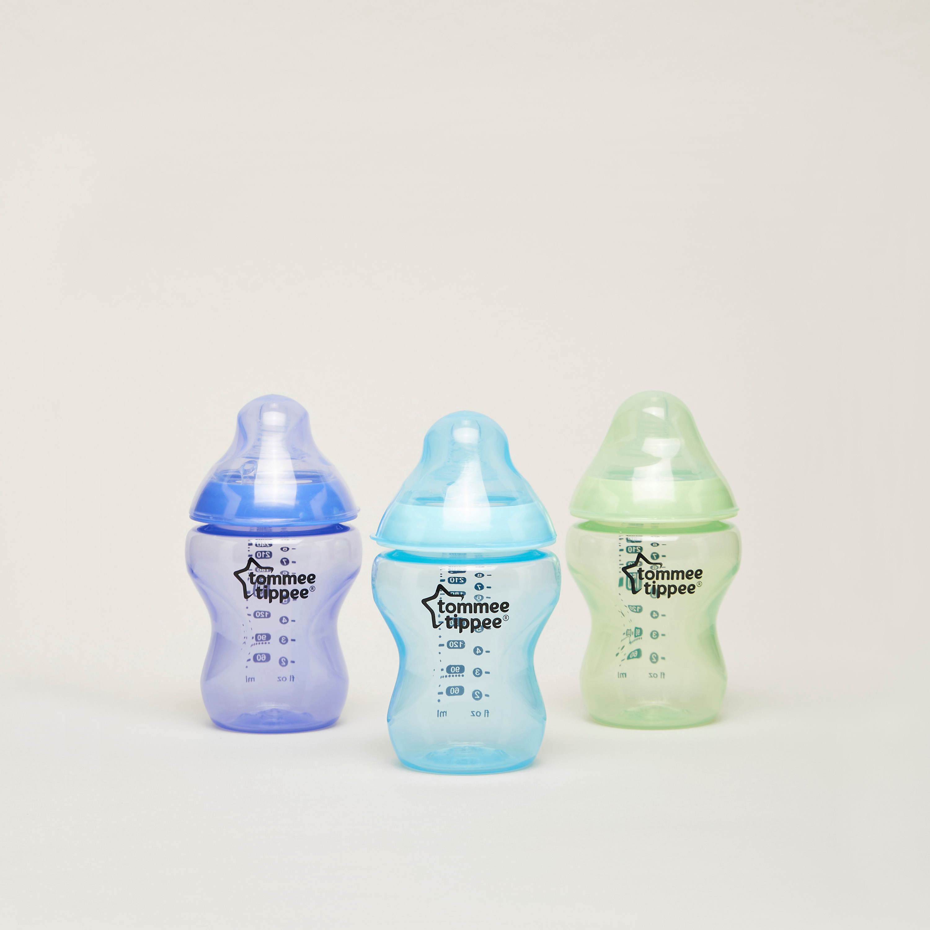 Tommee Tippee 260 ml Feeding Bottle - Set of 3-baby-feeding-feedingbottles-bottlesandteats-image-1
