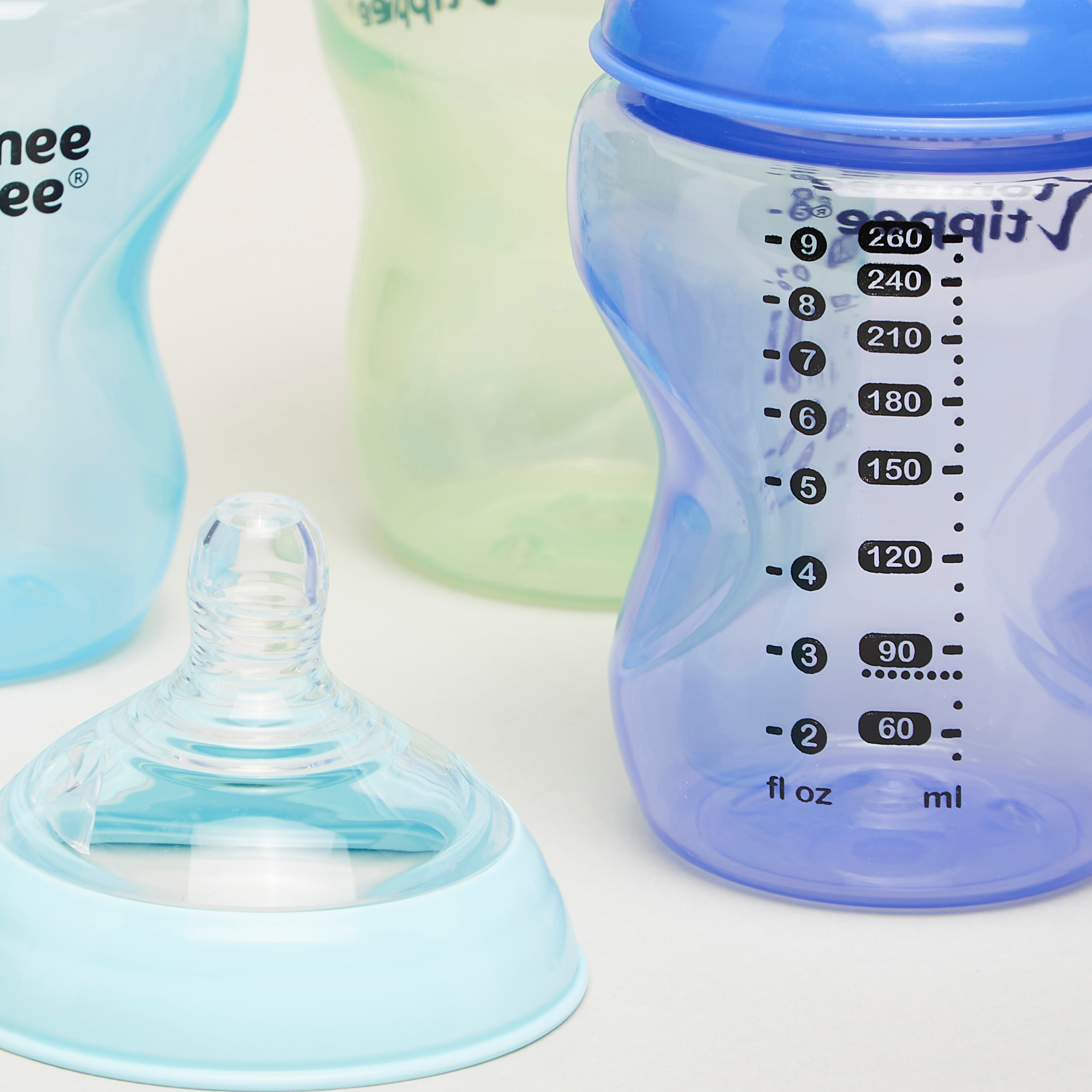 Tommee Tippee 260 ml Feeding Bottle - Set of 3-baby-feeding-feedingbottles-bottlesandteats-image-3