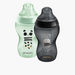 Tommee Tippee Closer to Nature 2-Piece Printed Feeding Bottle with Cap - 340 ml-Bottles and Teats-thumbnail-1