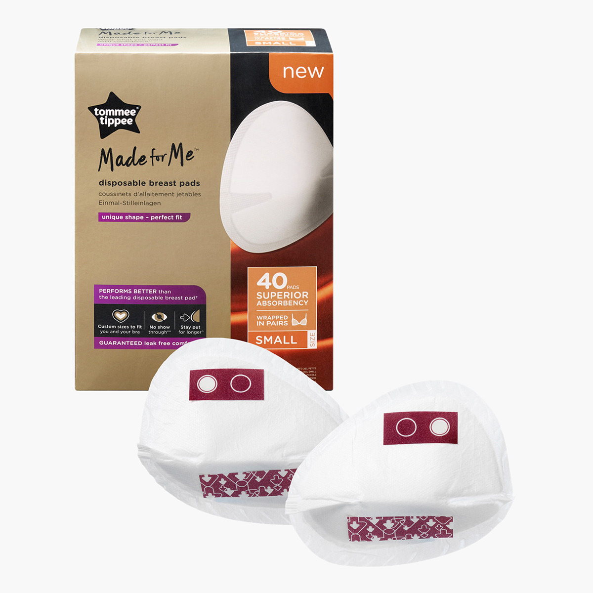 Tommee Tippee Small Disposable Breast Pads - Set of 40-baby-feeding-breastfeedingandcare-image-2