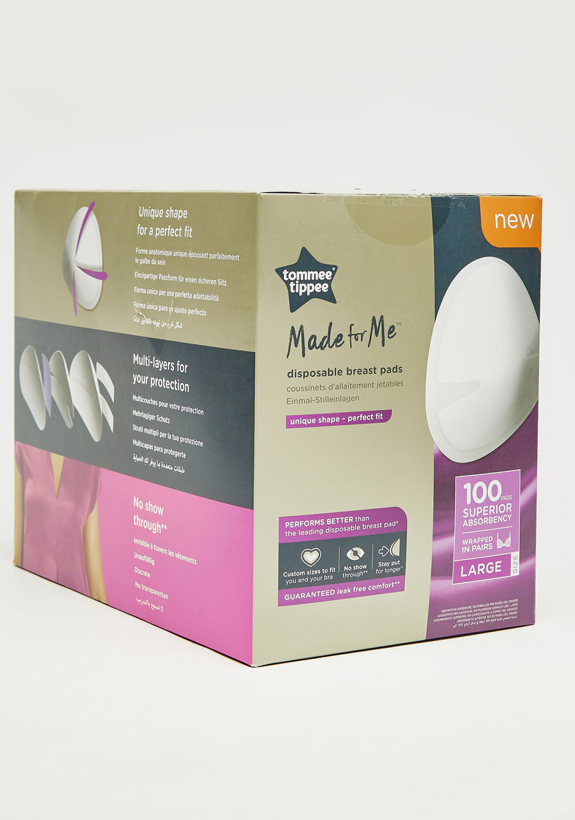 Tommee Tippee Made for Me Large Disposable Breast Pads - Pack of 40-Nursing-image-9
