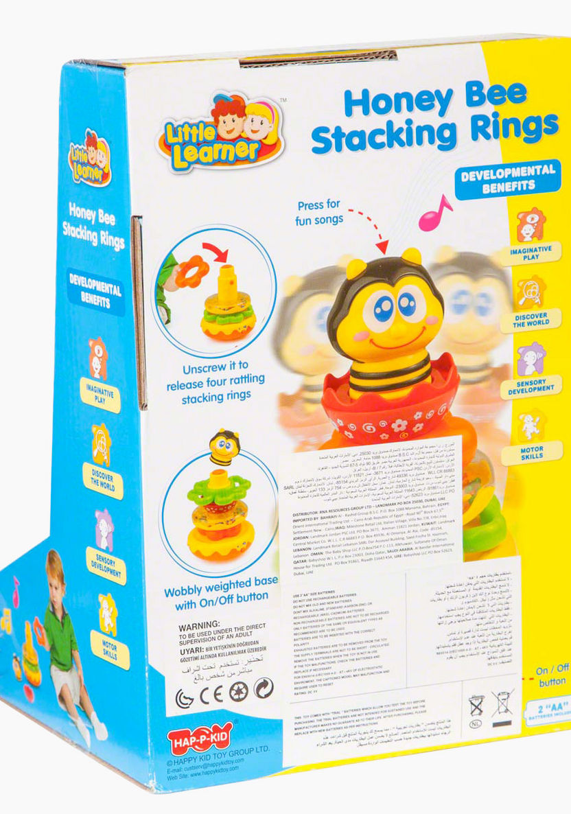 Hap-P-Kid Honey Bee Stacking Rings-Baby and Preschool-image-1