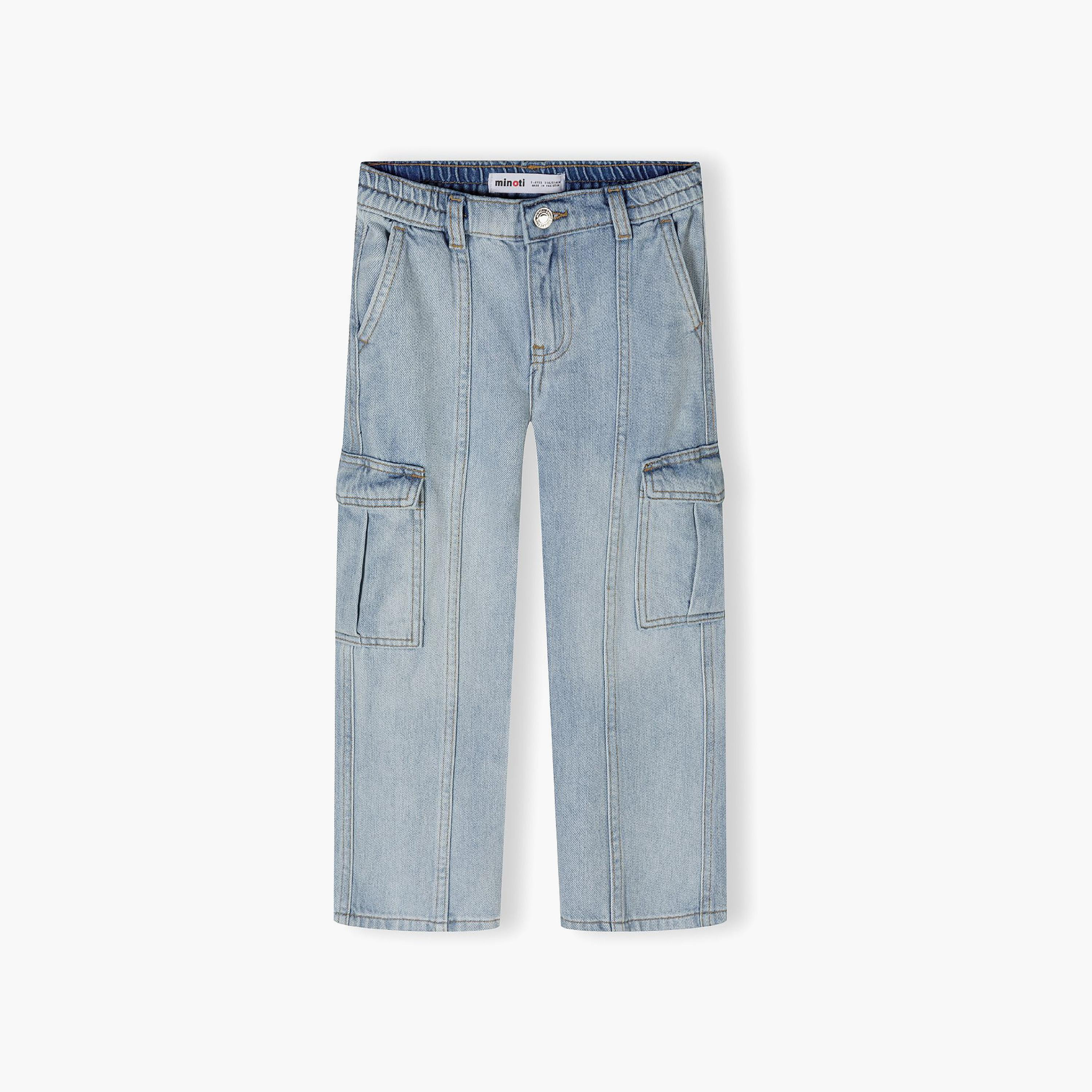 Minoti Denim Cargo Jeans-girls-clothing-bottoms-jeansandjeggings-image-3