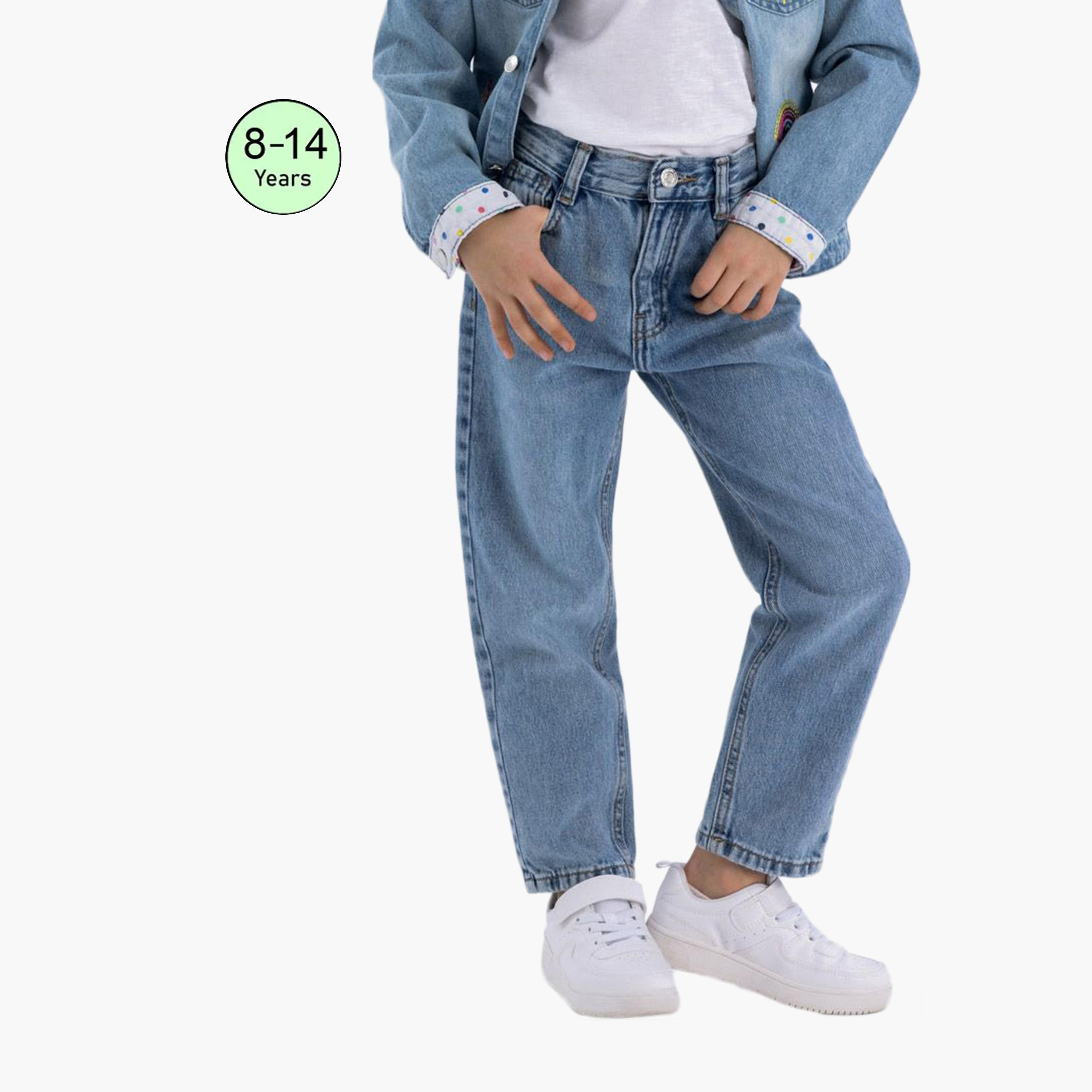 Minoti Denim Mom Jeans-girls-clothing-bottoms-jeansandjeggings-image-1