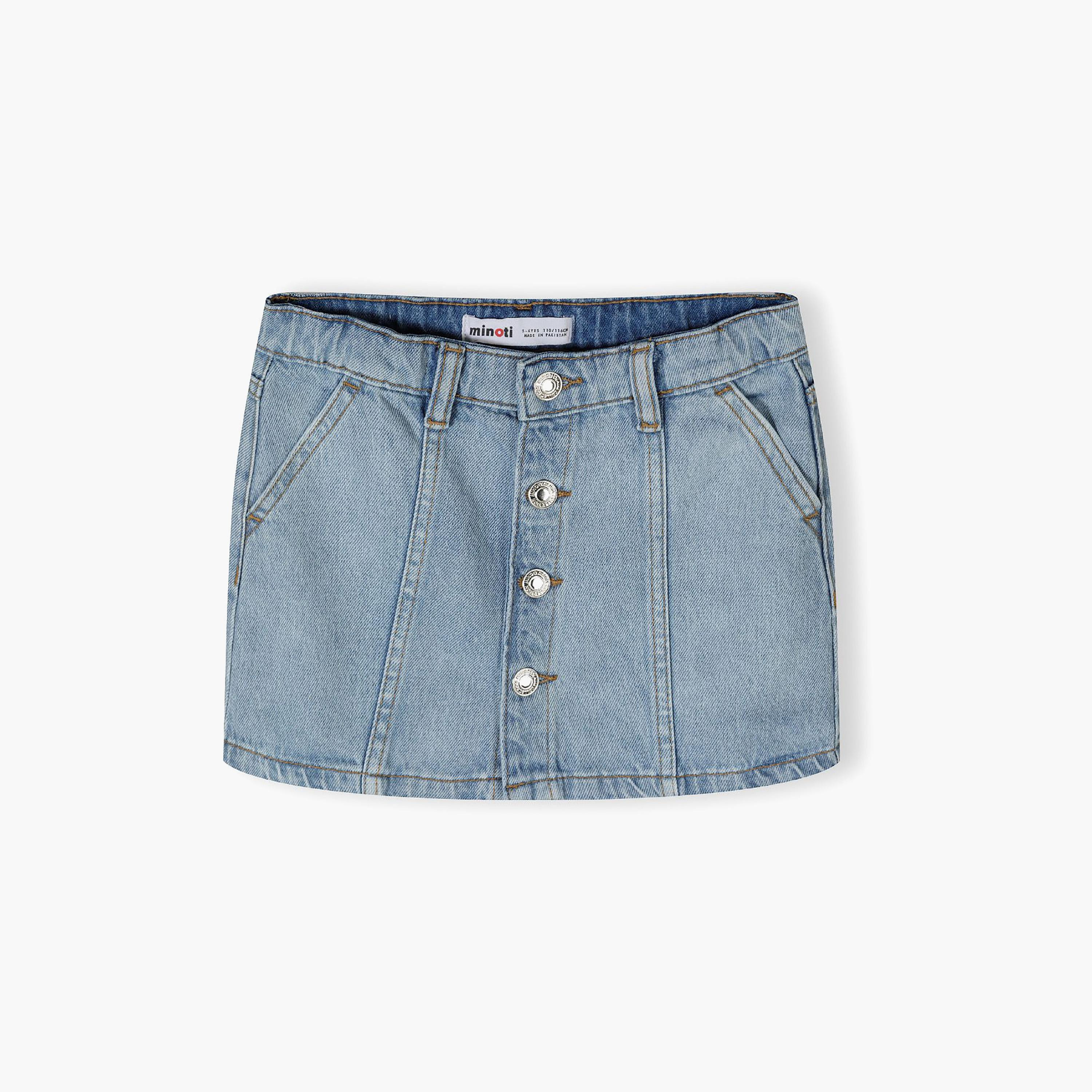 تنورة جينز واسعة من مينوتي-girls-clothing-bottoms-skirts-image-3