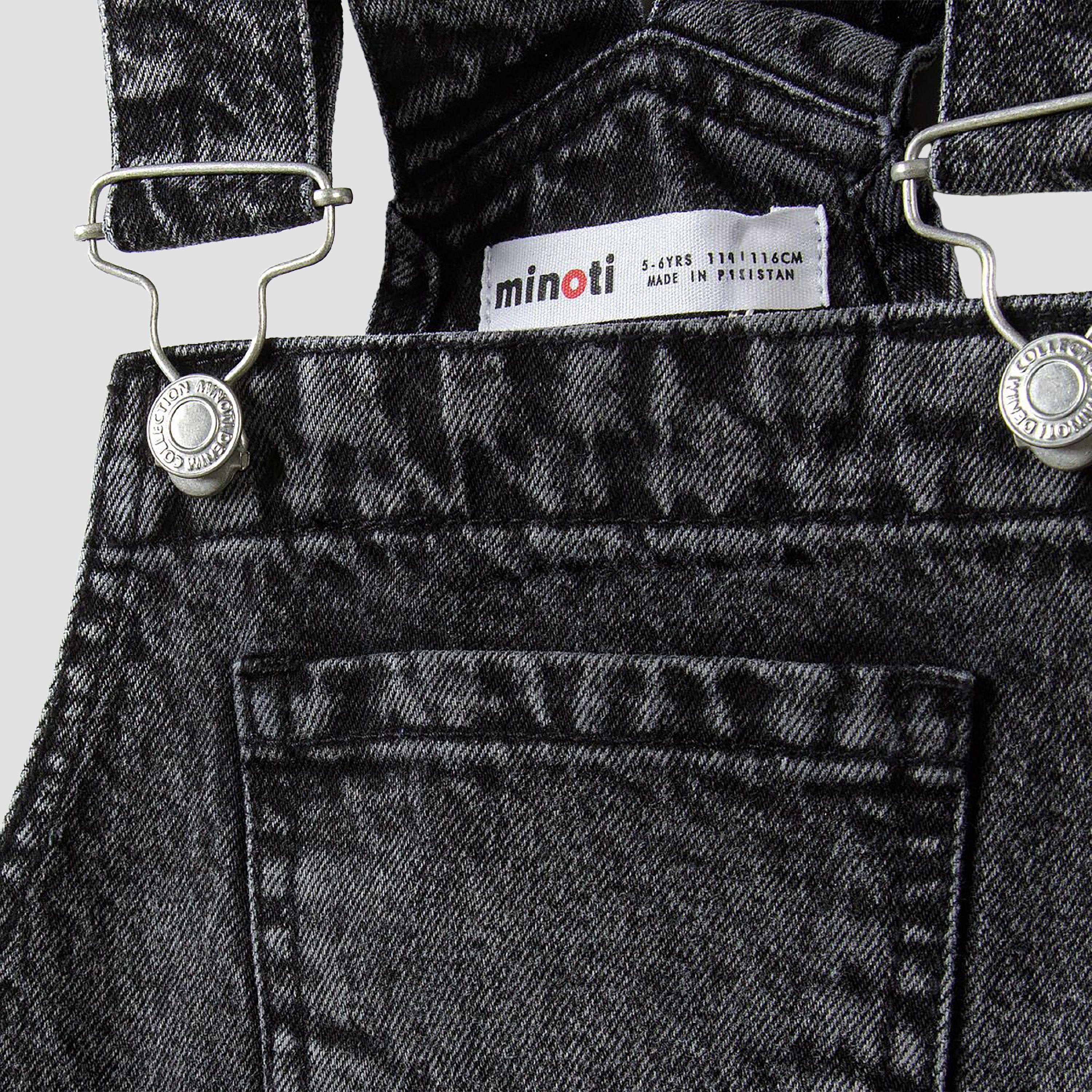 Minoti Denim Short Dungarees-girls-clothing-rompers-image-4