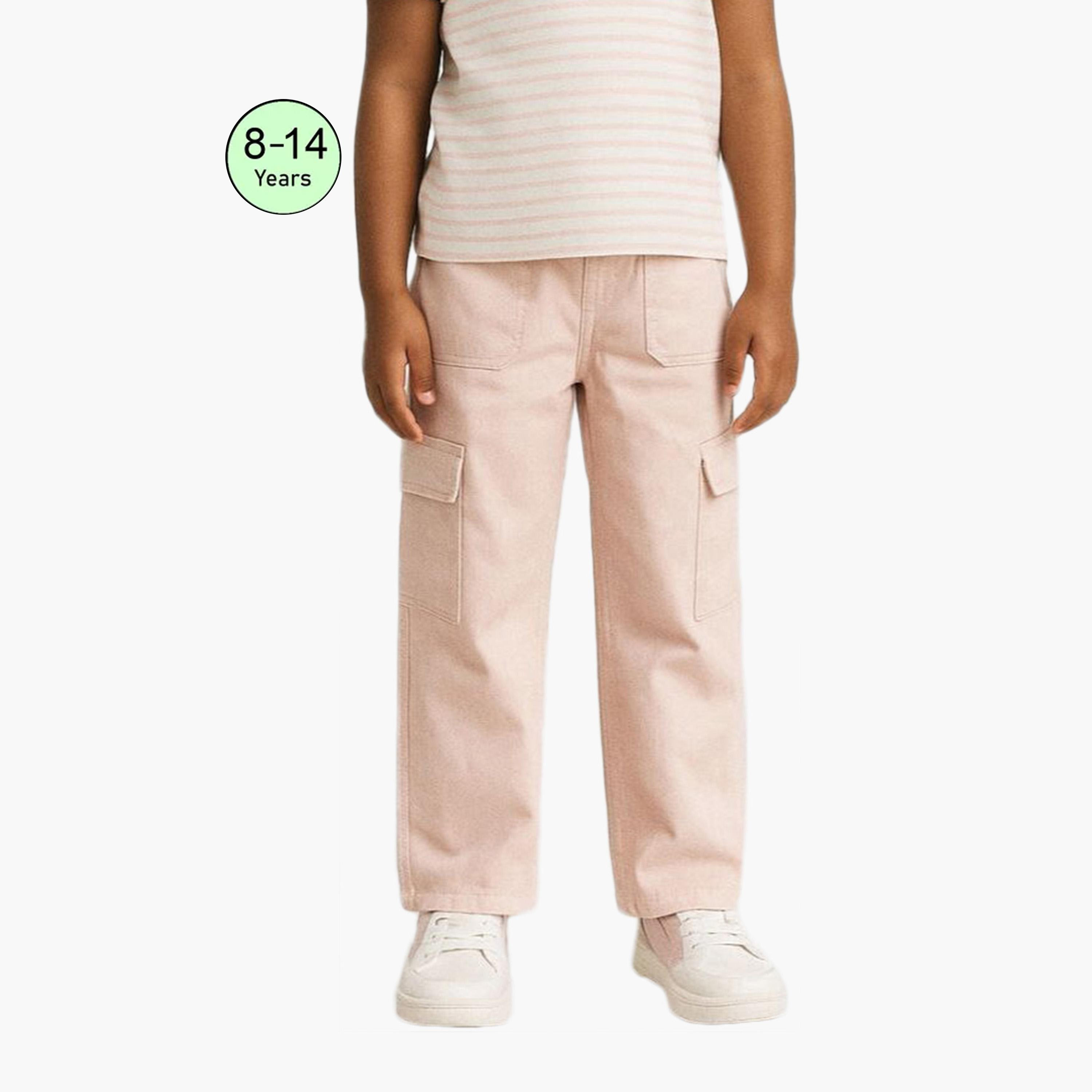 بنطلون كارجو واسع الساق من مينوتي-girls-clothing-bottoms-joggersandtrackpants-image-1