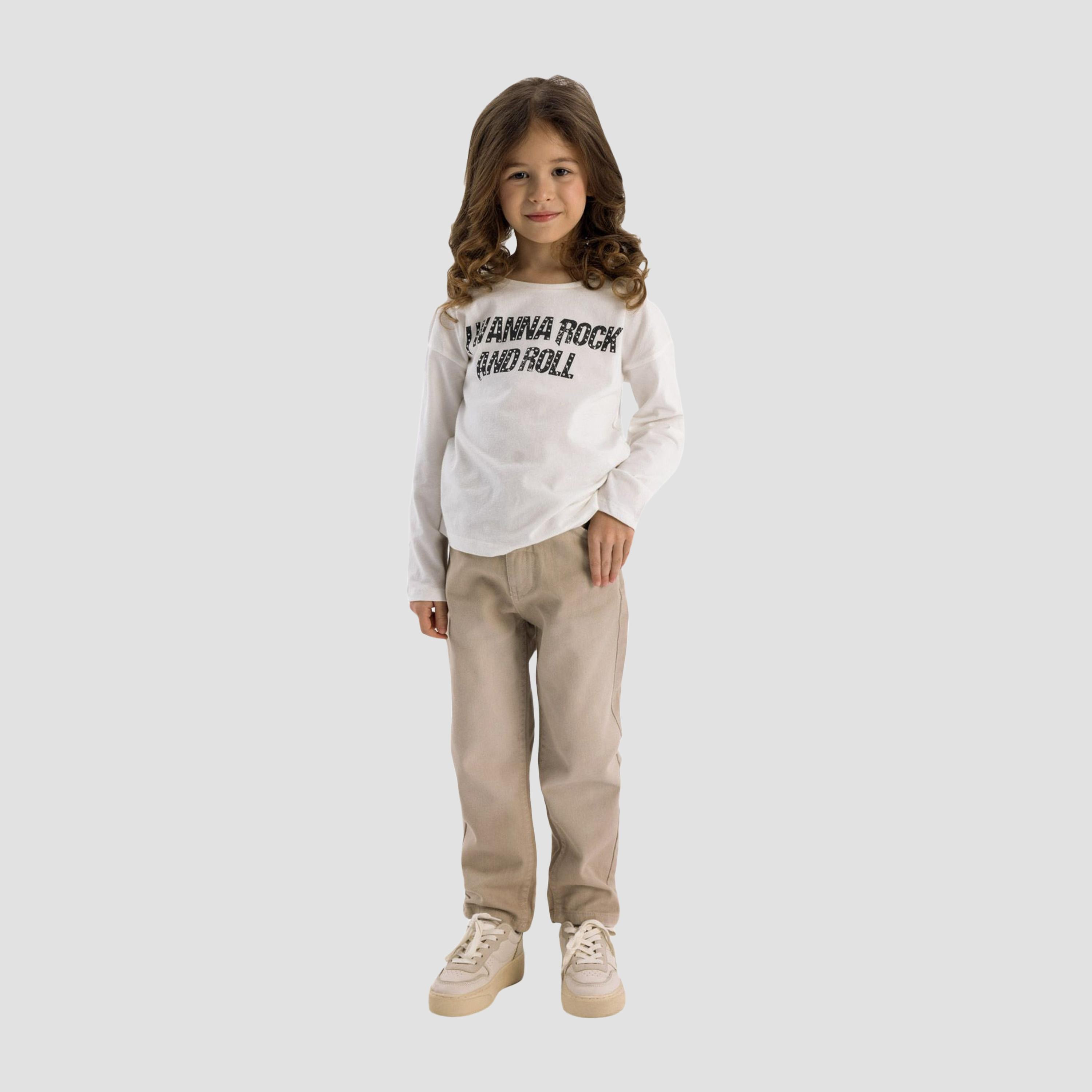 Minoti Twill Mom Fit Trousers-girls-clothing-bottoms-jeansandjeggings-image-2