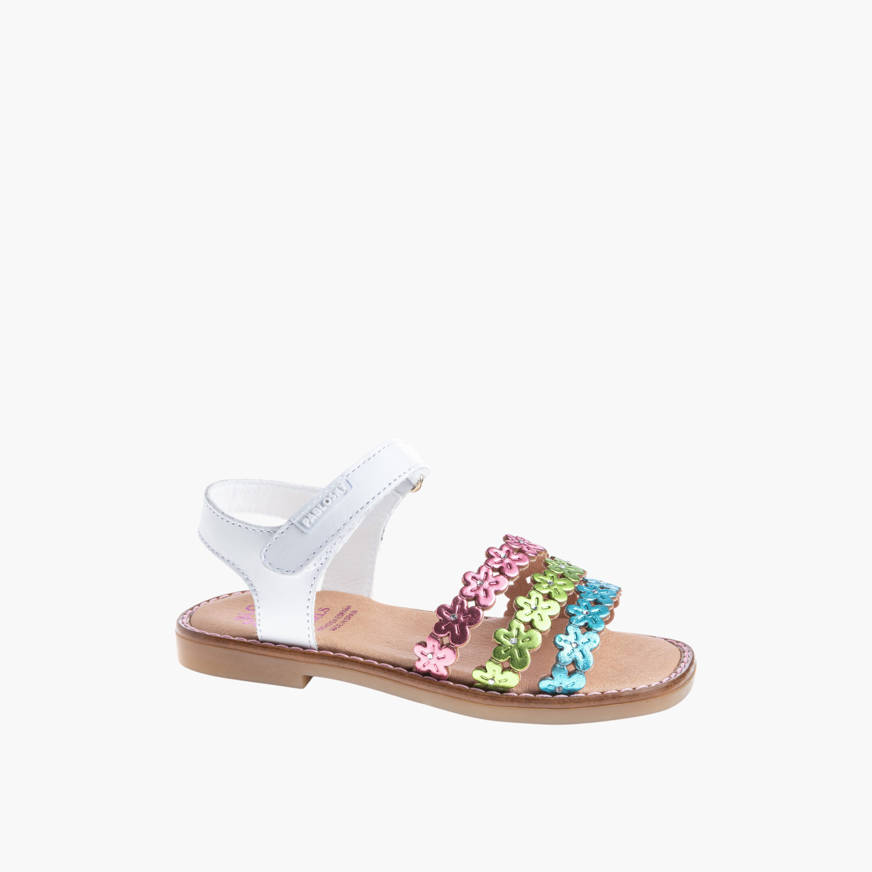 صندل بحزام وشريط إغلاق للبنات من بابلوسكي-girls-shoes-sandals-image-1