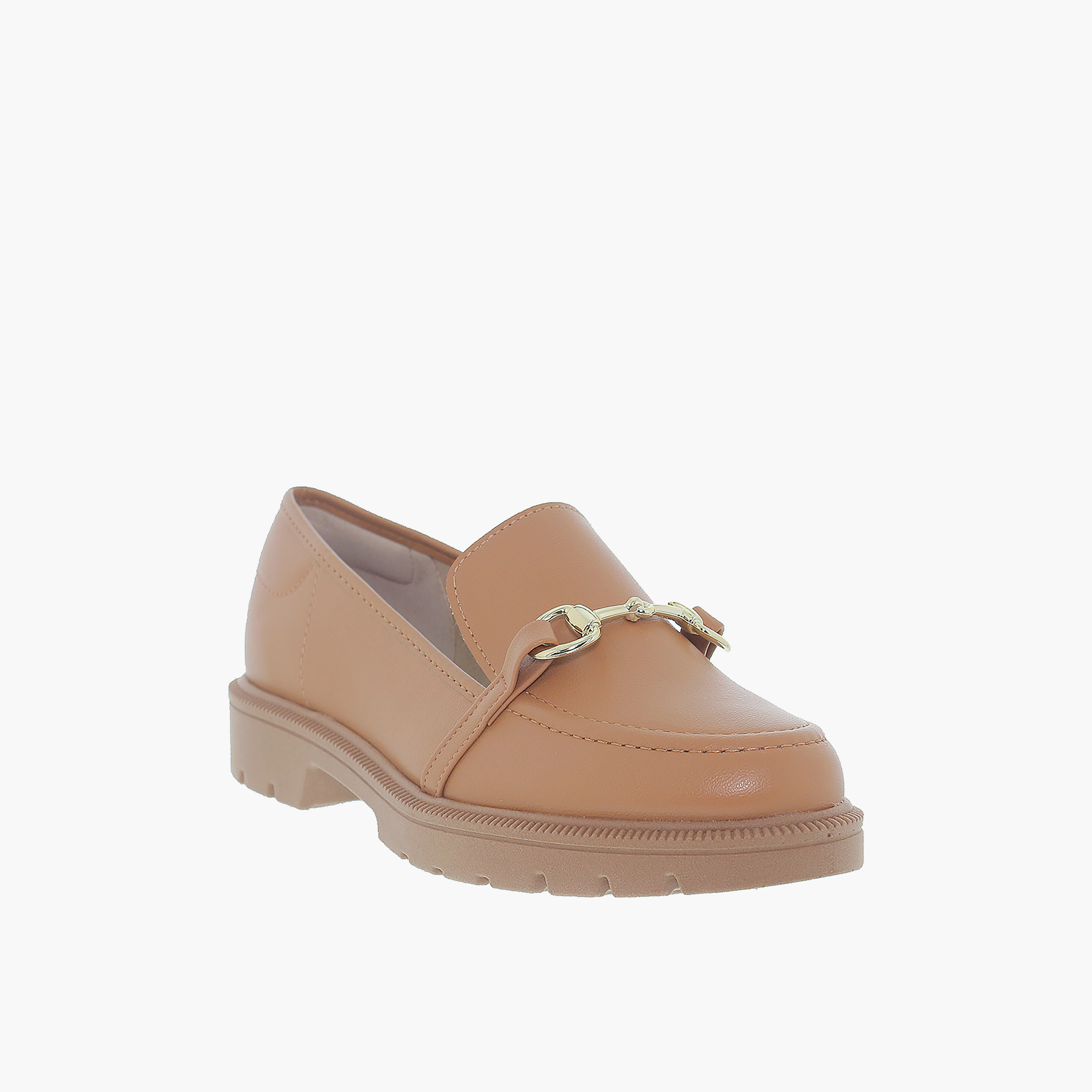 Beira Rio by Geoomnii  Womens Slip-On Yasmine Chunky Moccasins | 4283-104-9569-95373       -women-shoes-flats-moccasins-image-1