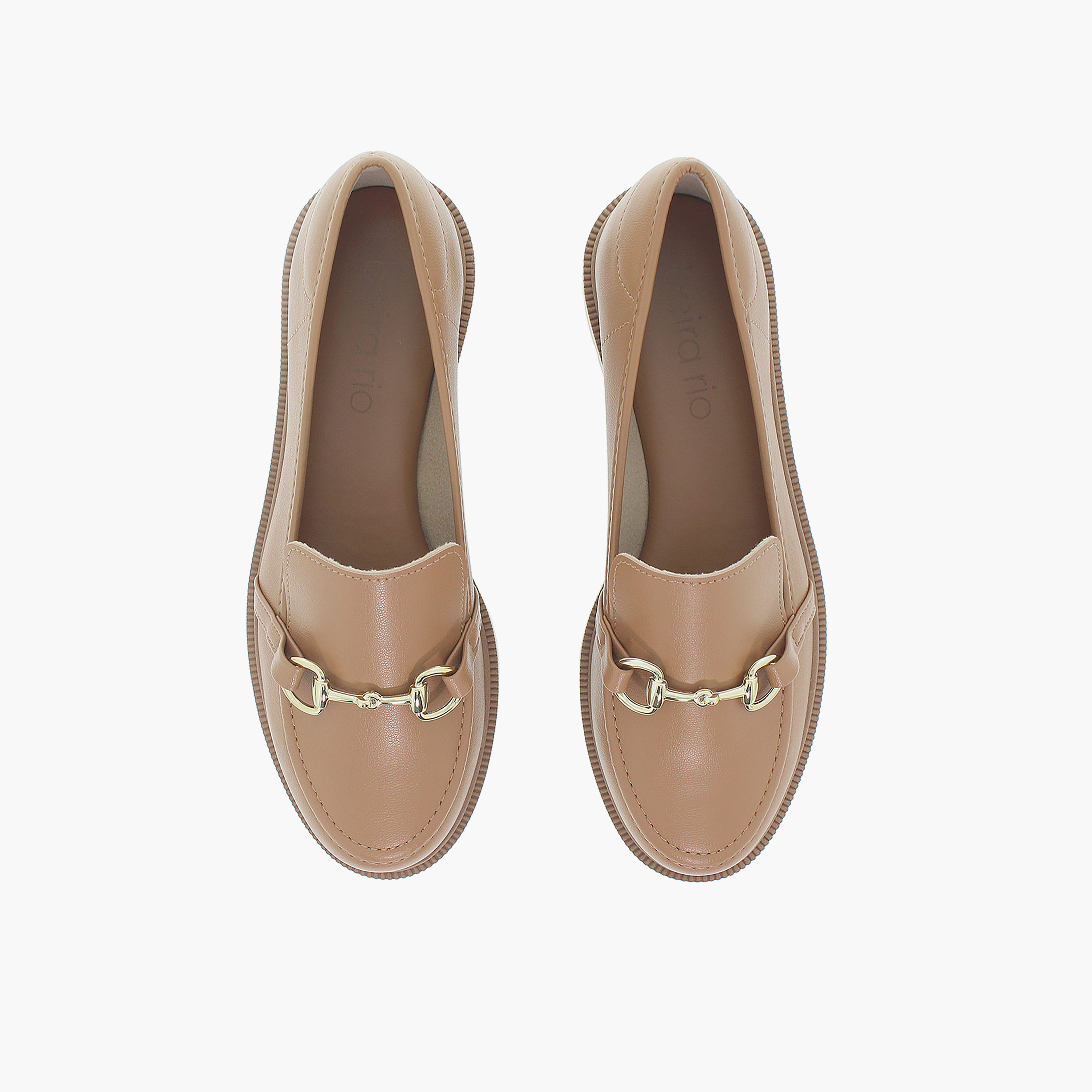 Beira Rio by Geoomnii  Womens Slip-On Yasmine Chunky Moccasins | 4283-104-9569-95373       -women-shoes-flats-moccasins-image-5