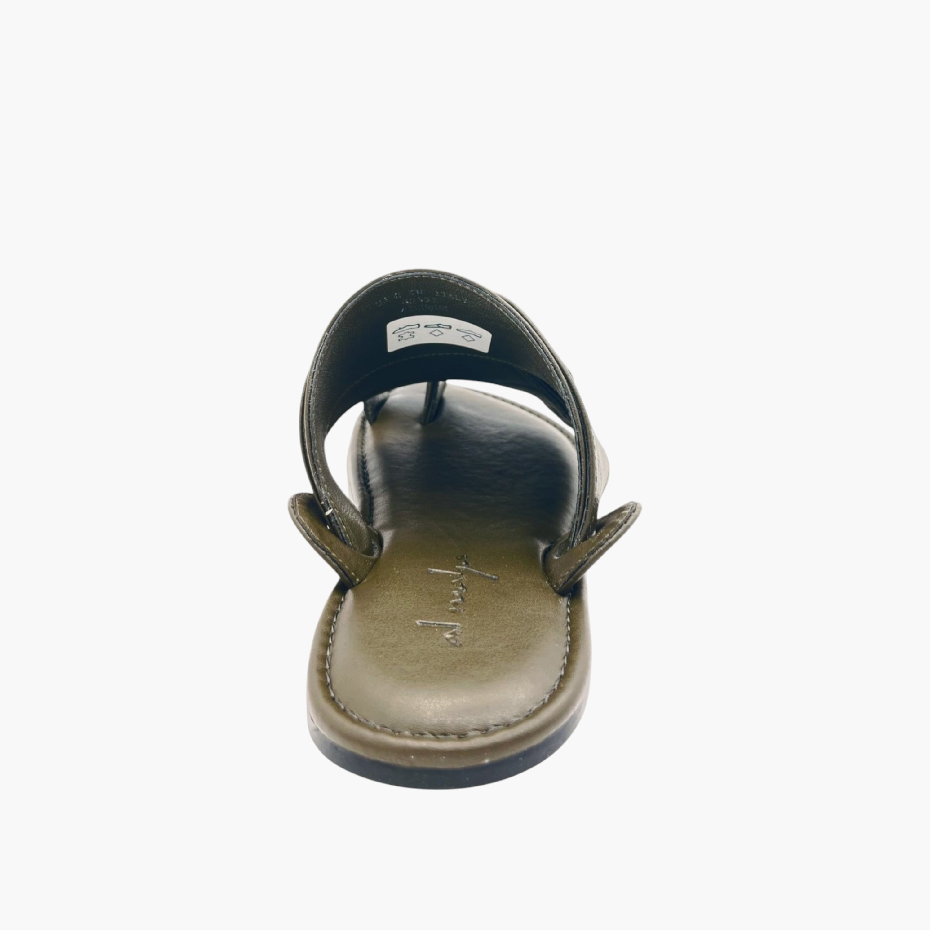 Al Waha Textured Slip-On Arabic Sandals with Toe Loop Detail-men-shoes-sandals-image-2