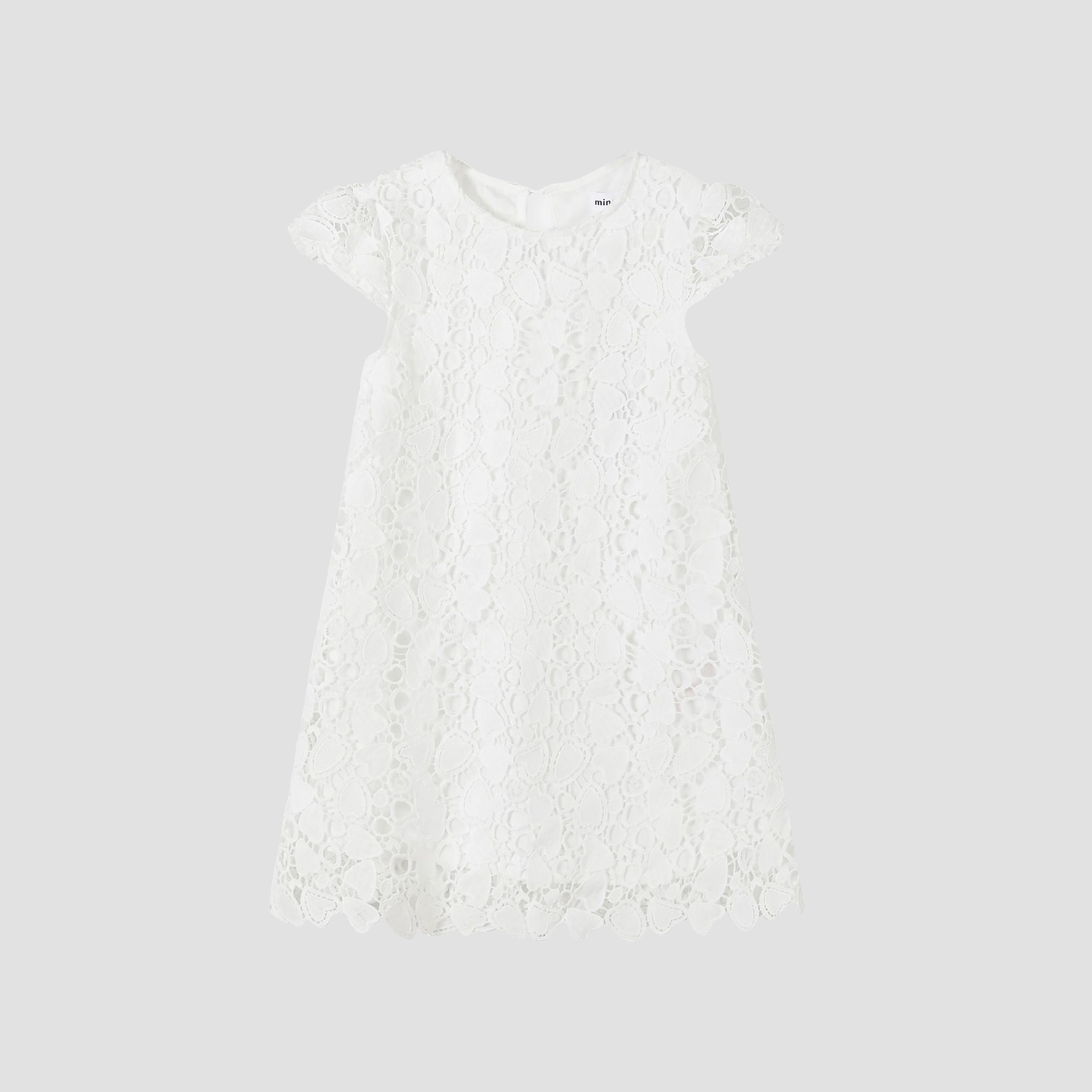 Minoti Short Sleeves Lace Dress-girls-clothing-dressesandjumpsuits-image-2