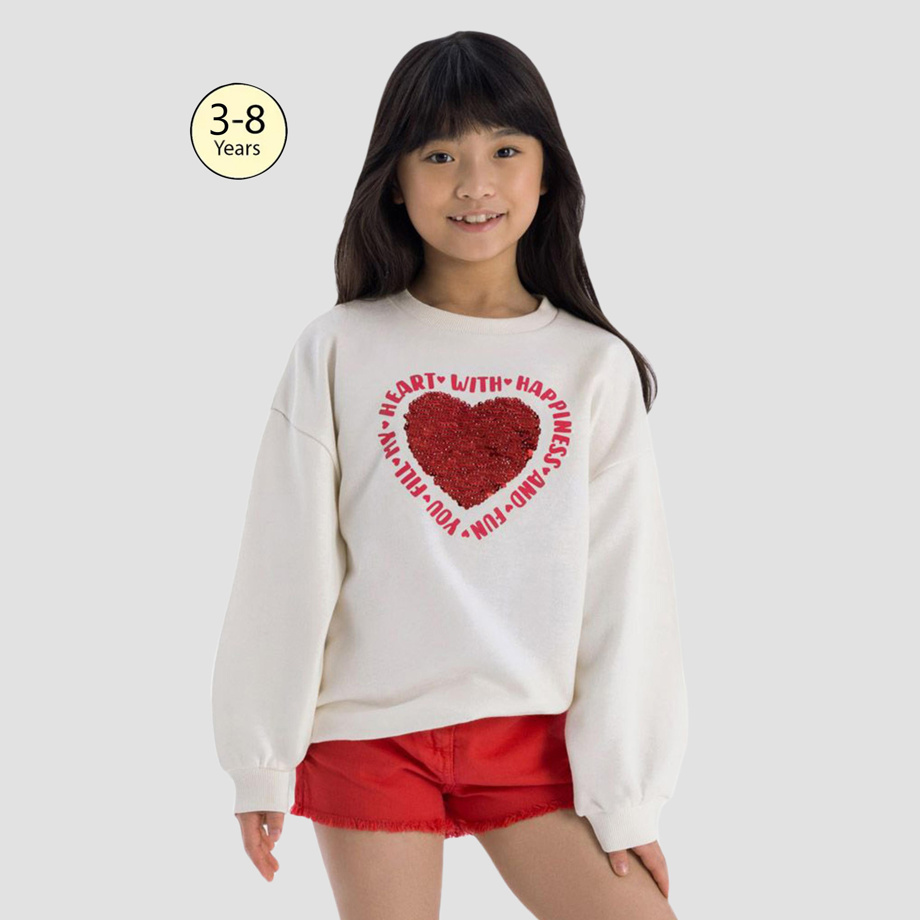 Minoti Embellished Fleece Crew Neck Sweatshirt-girls-clothing-sweatshirts-image-1