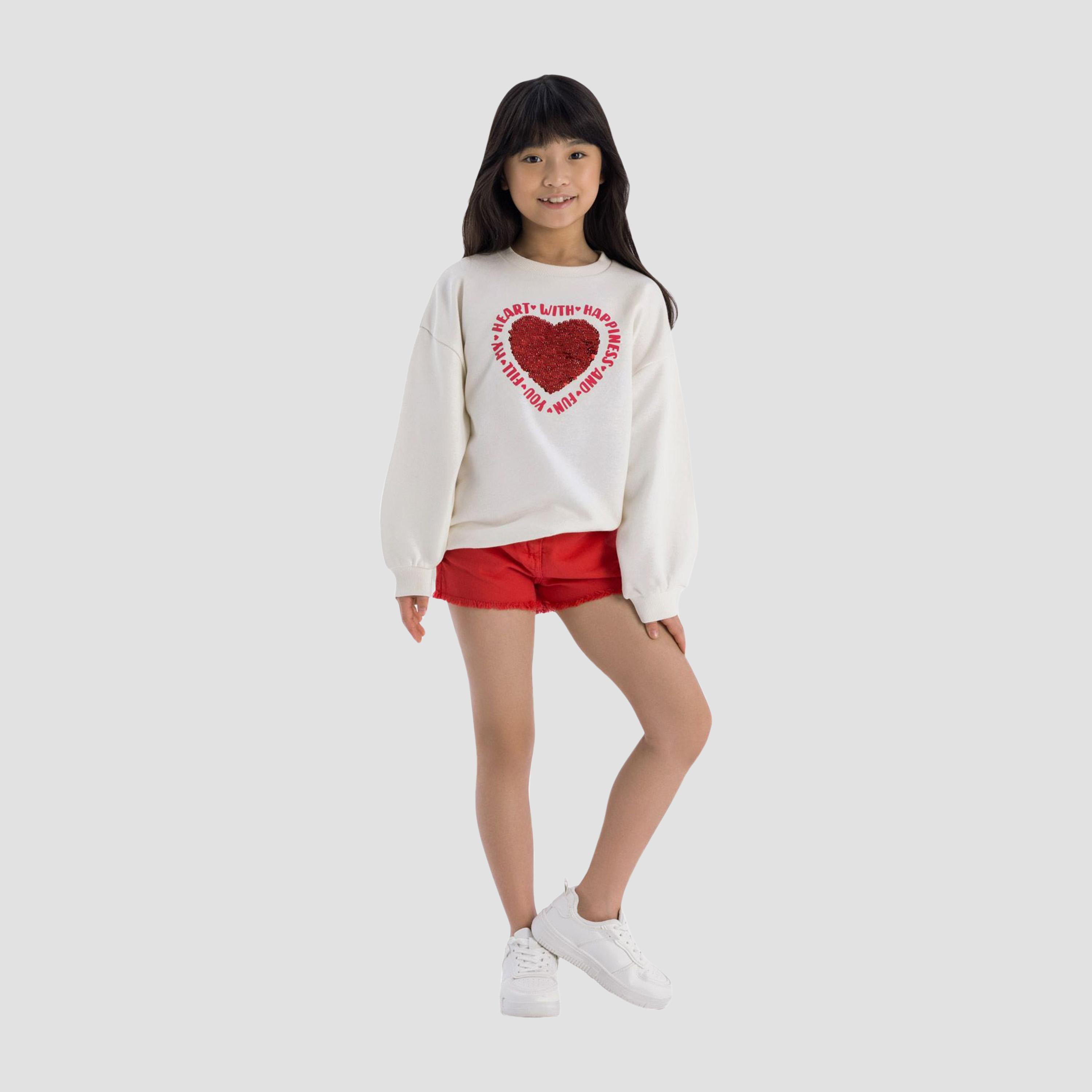 Minoti Embellished Fleece Crew Neck Sweatshirt-girls-clothing-sweatshirts-image-2