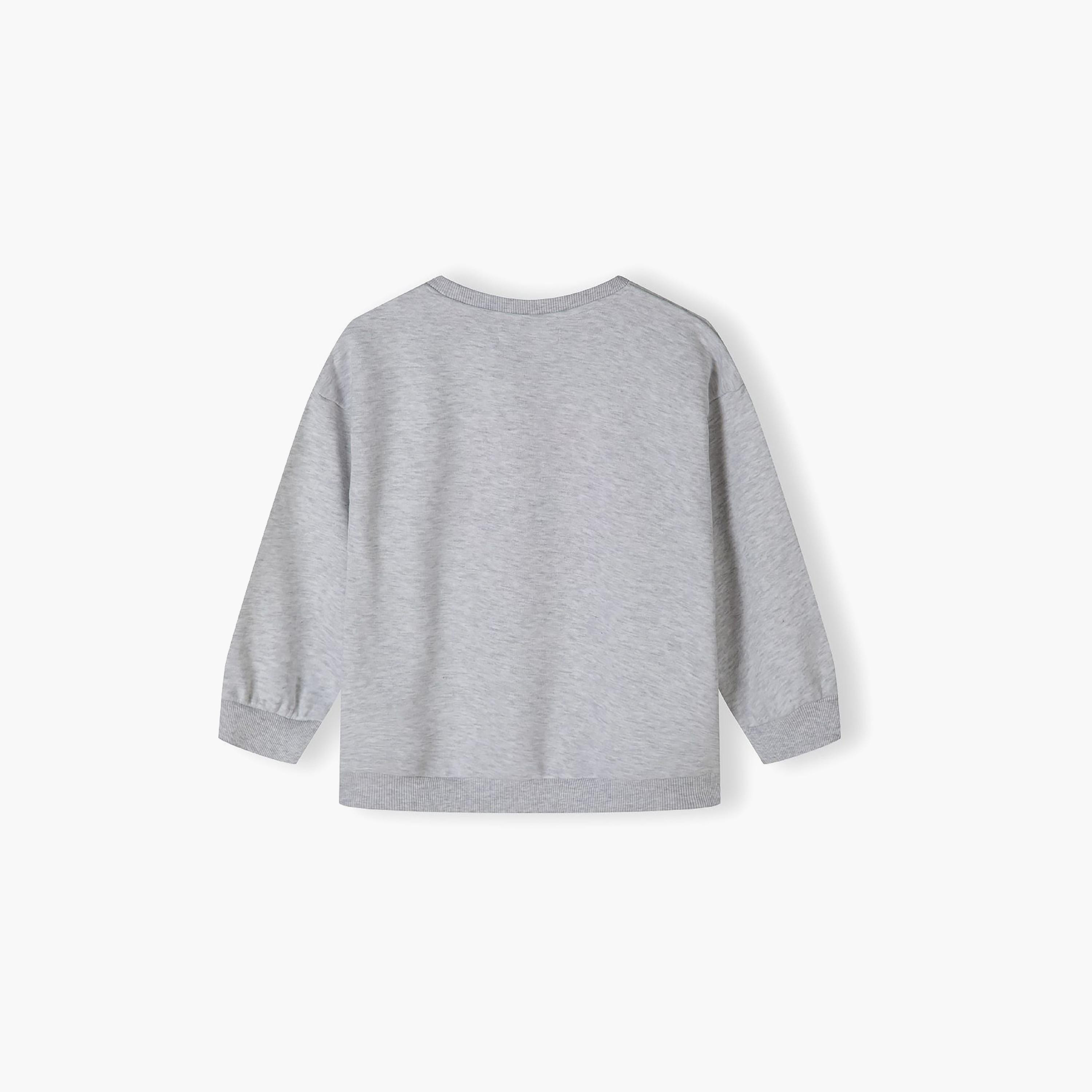 سويت شيرت من الصوف المطرز برقبة دائرية من مينوتي-girls-clothing-sweatshirts-image-4