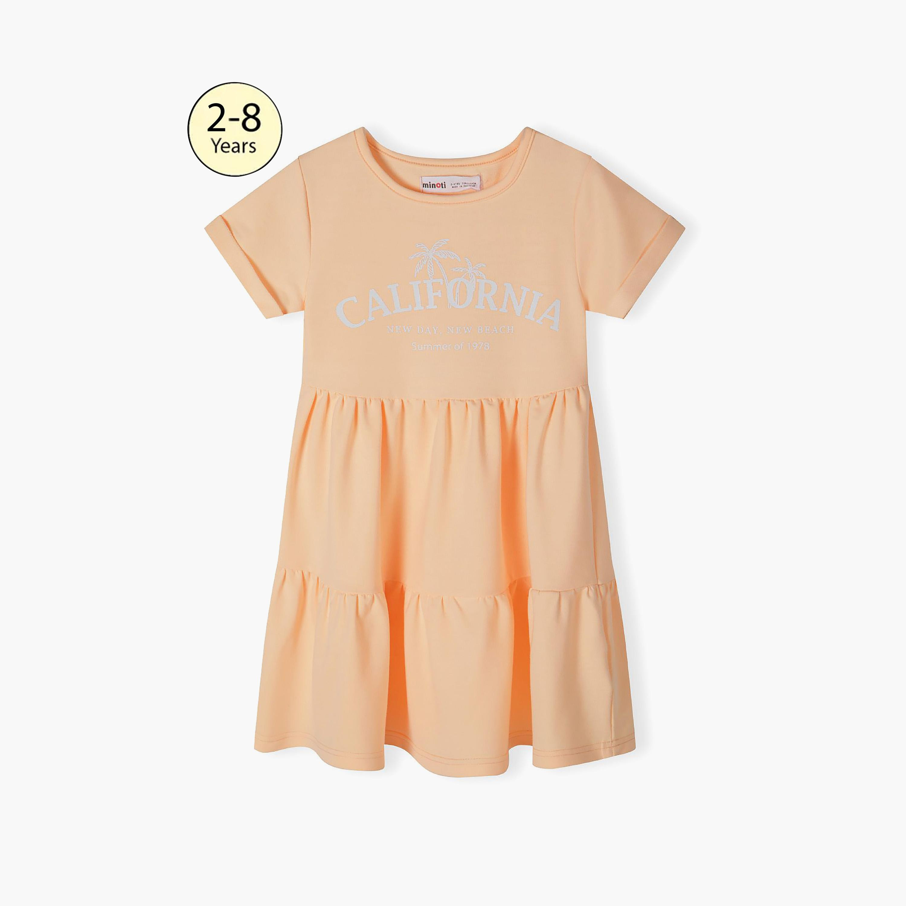 فستان من الصوف بأكمام قصيرة ومتعدد الطبقات من مينوتي-girls-clothing-dressesandjumpsuits-image-1