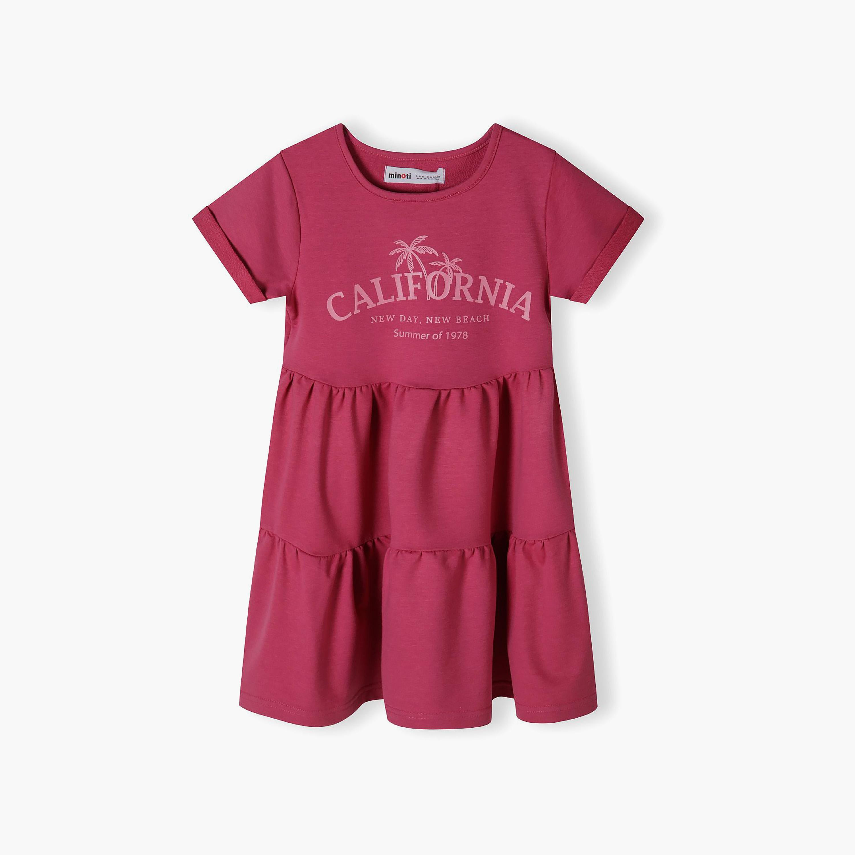 فستان من الصوف بأكمام قصيرة ومتعدد الطبقات من مينوتي-girls-clothing-dressesandjumpsuits-image-2