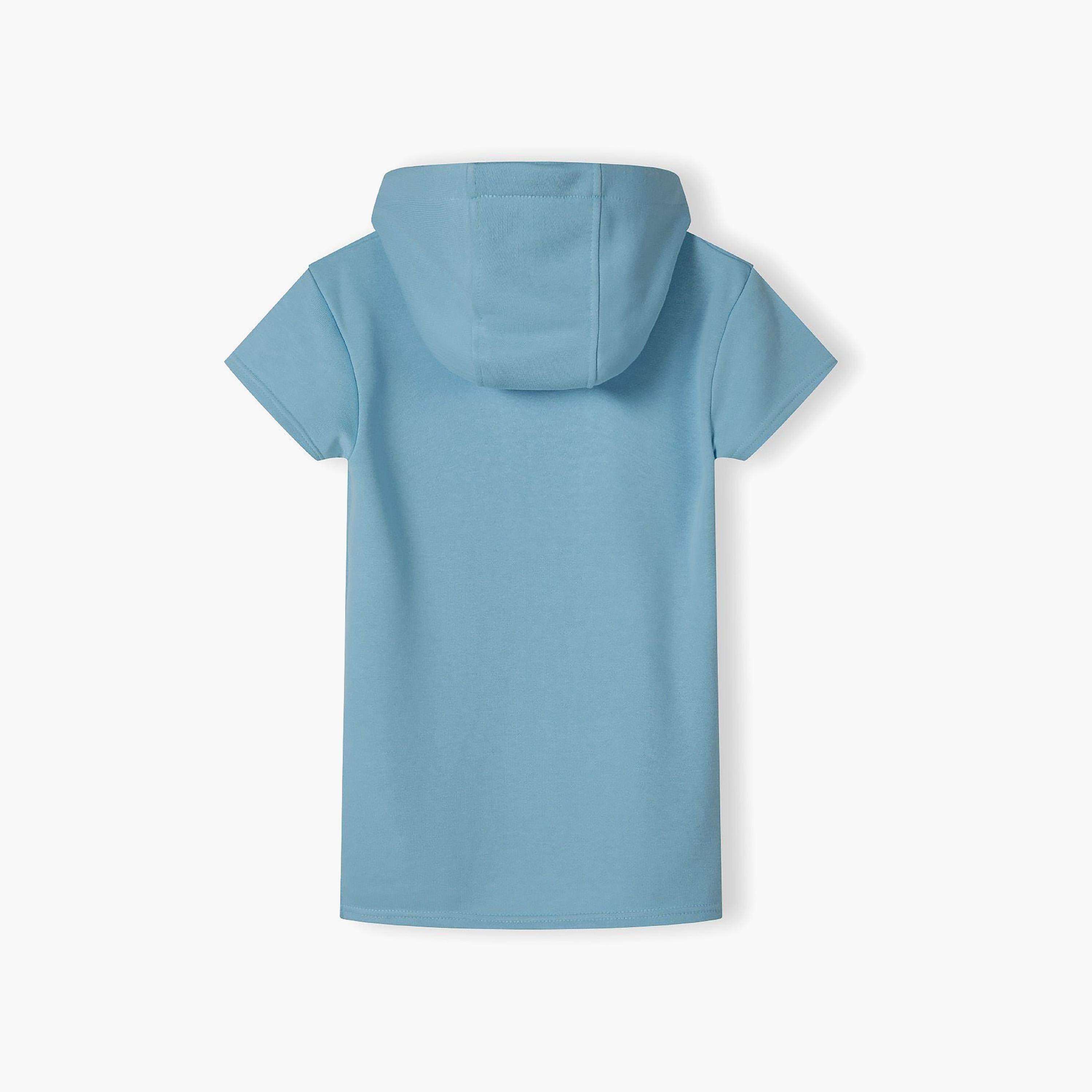 فستان من الصوف بأكمام قصيرة وغطاء للرأس من مينوتي-girls-clothing-dressesandjumpsuits-image-3