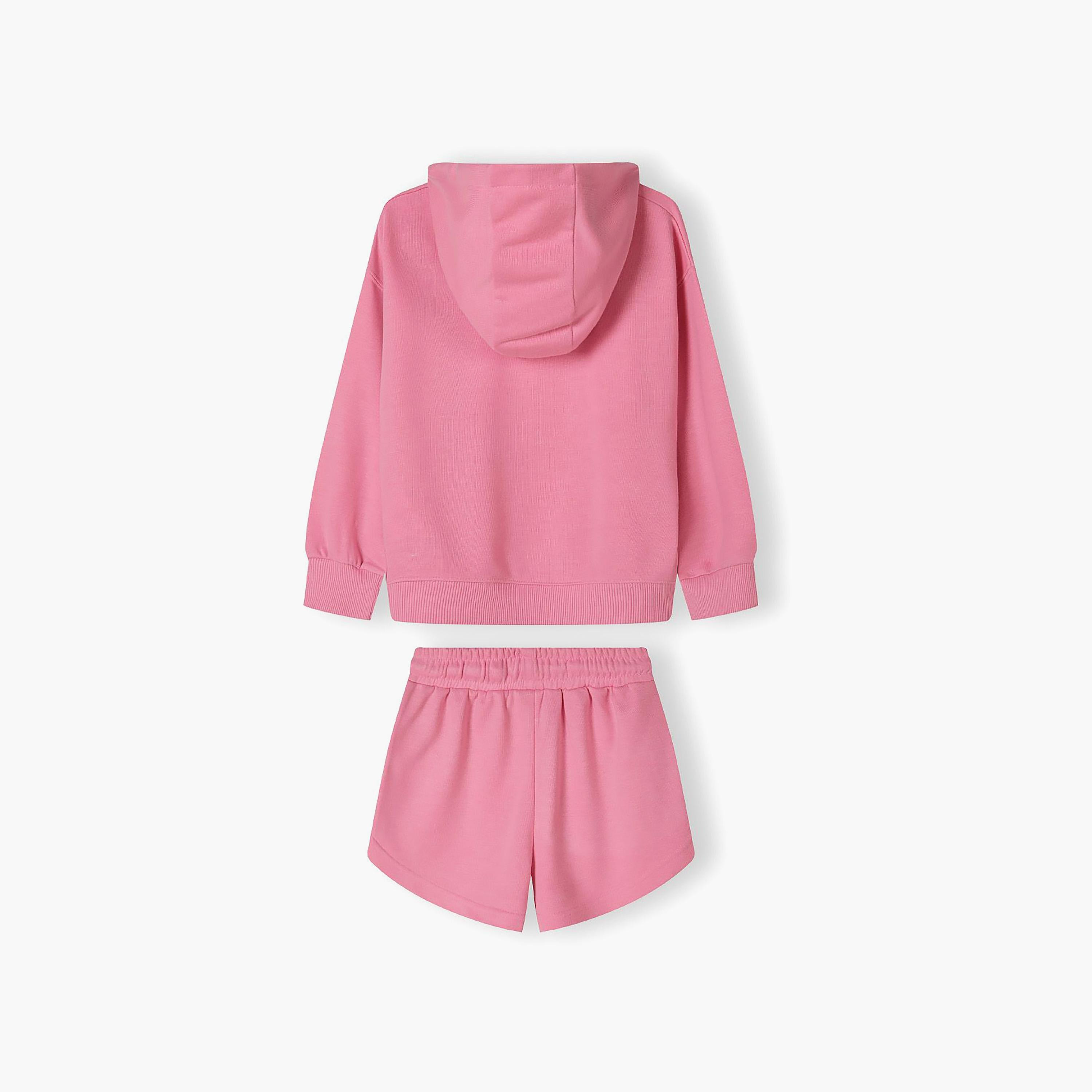 طقم هودي وشورت من مزيج القطن من مينوتي-girls-clothing-setsandcoords-image-5