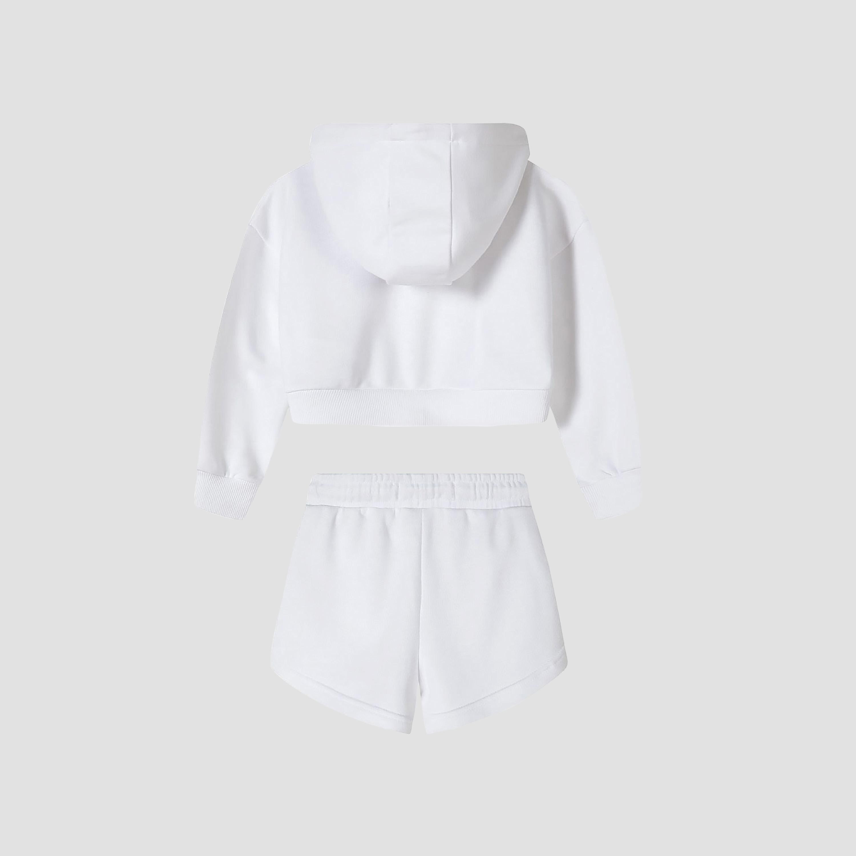Minoti Zip Through Hoodie & Shorts Set-girls-clothing-setsandcoords-image-3